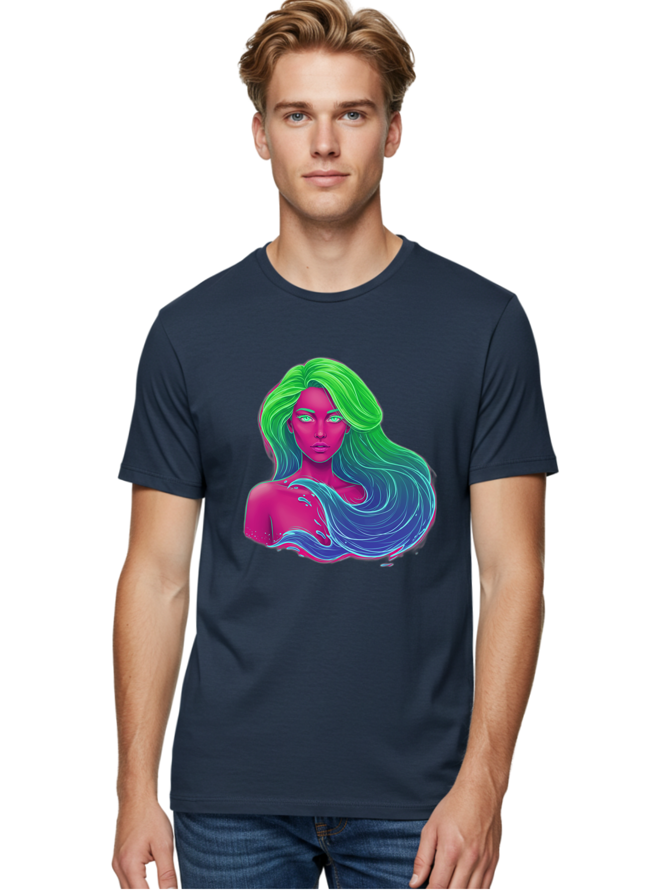 Woman-With-Flowing-Hair Men'S Graphic Tee, 100% Cotton, Comfortable Casual Summer Wear, Machine Washable, Vintage Camera, Old Camera, Antique Camera, Black Camera, Classic Photography, Photography Equipment, Nostalgic Device, Film Camera, Bal635 28