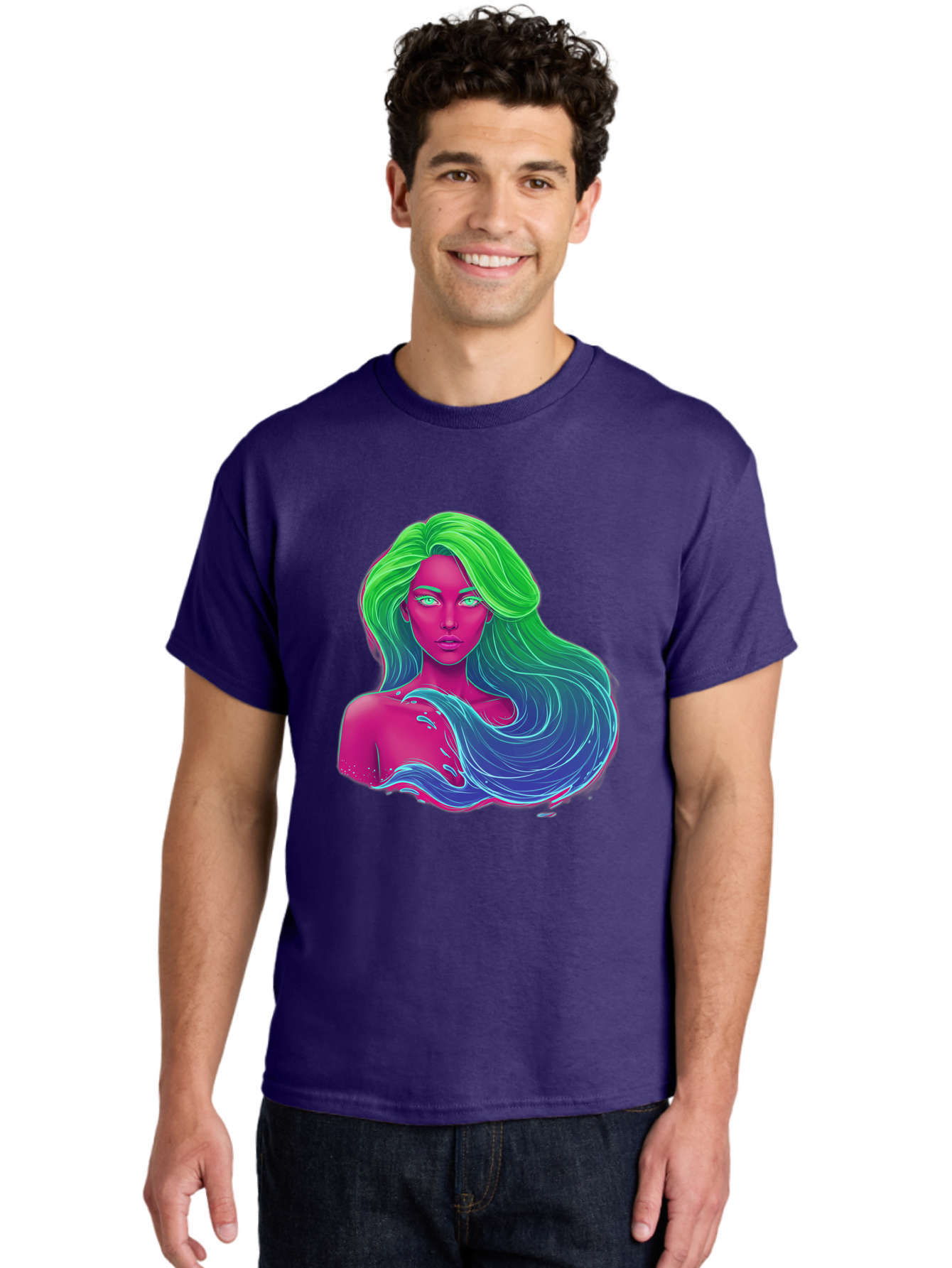 Woman-With-Flowing-Hair Men'S Graphic Tee, 100% Cotton, Comfortable Casual Summer Wear, Machine Washable, Vintage Camera, Old Camera, Antique Camera, Black Camera, Classic Photography, Photography Equipment, Nostalgic Device, Film Camera, Bal635 25