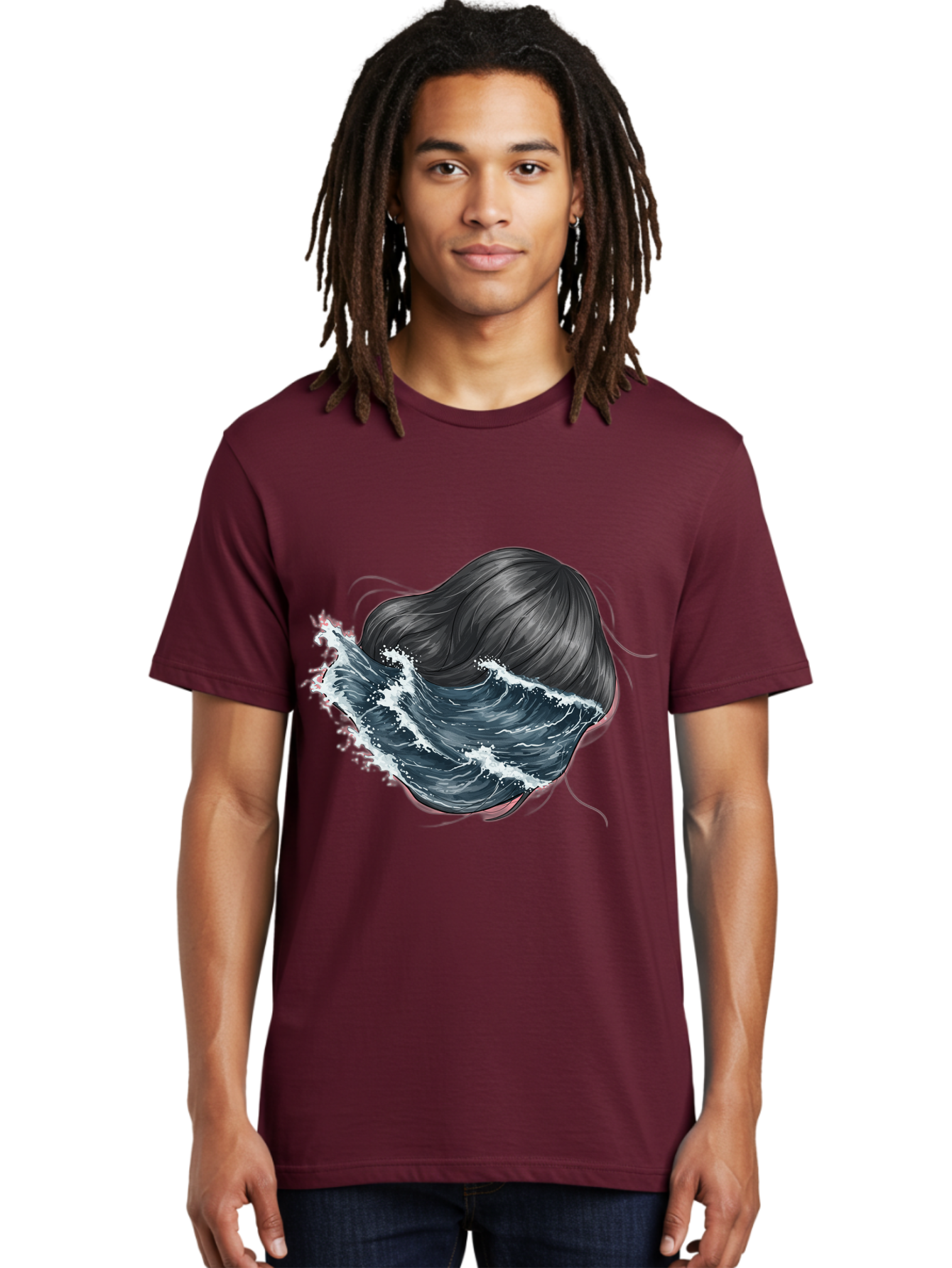 Woman-With-Wave-Hair Men'S Graphic Tee, 100% Cotton, Comfortable Casual Summer Wear, Machine Washable, Vintage Camera, Old Camera, Antique Camera, Black Camera, Classic Photography, Photography Equipment, Nostalgic Device, Film Camera, Bal636 21