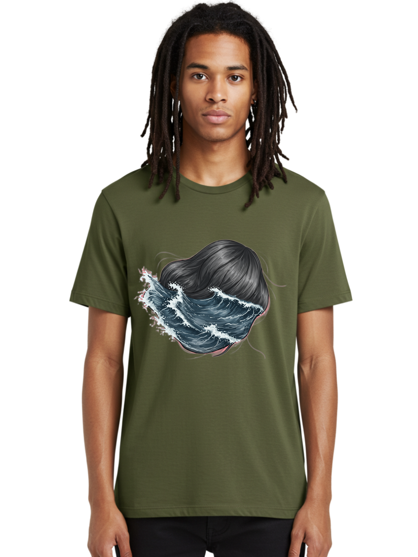 Woman-With-Wave-Hair Men'S Graphic Tee, 100% Cotton, Comfortable Casual Summer Wear, Machine Washable, Vintage Camera, Old Camera, Antique Camera, Black Camera, Classic Photography, Photography Equipment, Nostalgic Device, Film Camera, Bal636 16