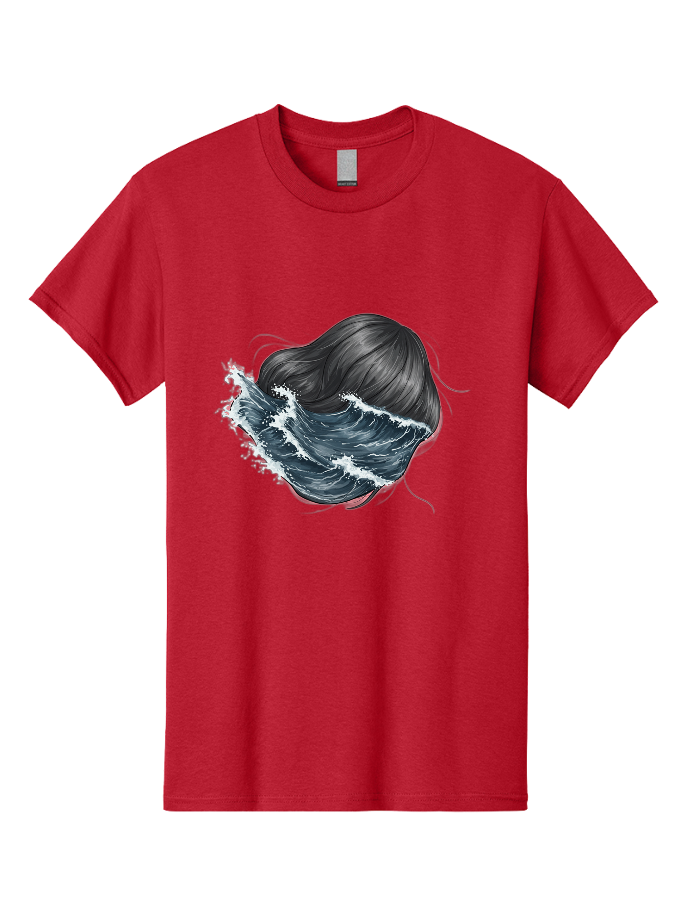 Woman-With-Wave-Hair Men'S Graphic Tee, 100% Cotton, Comfortable Casual Summer Wear, Machine Washable, Vintage Camera, Old Camera, Antique Camera, Black Camera, Classic Photography, Photography Equipment, Nostalgic Device, Film Camera, Bal636 15