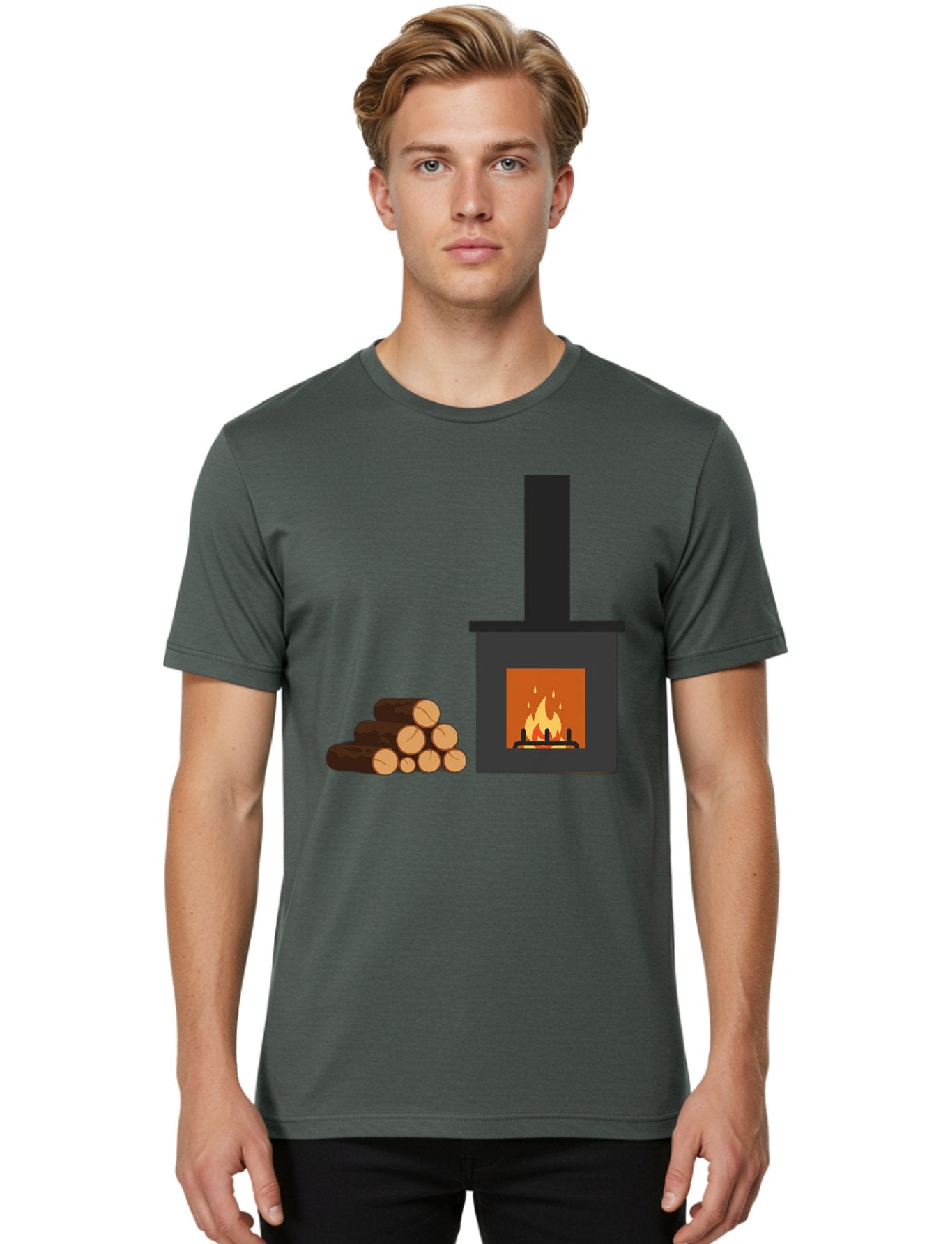 Wood-Burning-Stove Men'S Graphic Tee, 100% Cotton, Comfortable Casual Summer Wear, Machine Washable, Vintage Camera, Old Camera, Antique Camera, Black Camera, Classic Photography, Photography Equipment, Nostalgic Device, Film Camera, Bal637 26