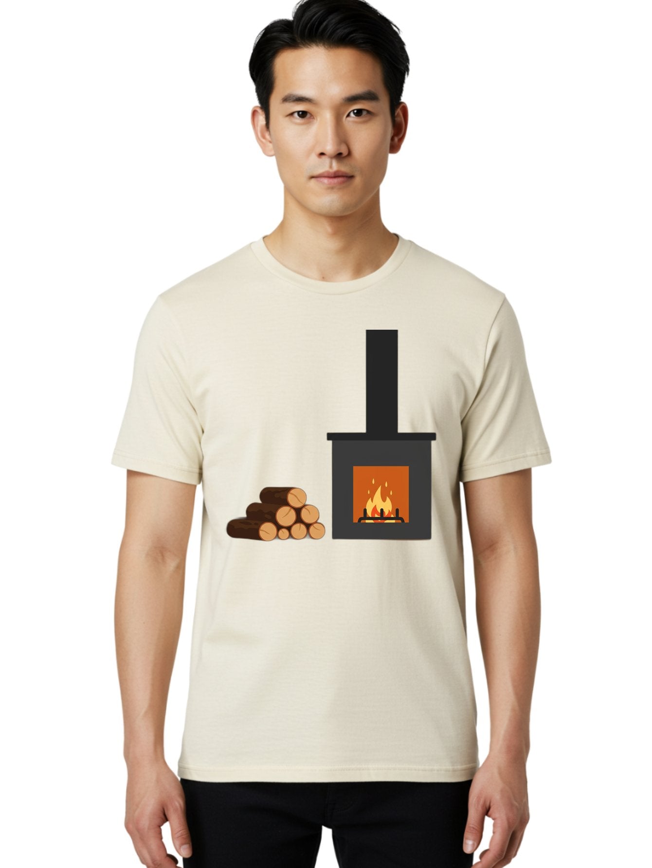 Wood-Burning-Stove Men'S Graphic Tee, 100% Cotton, Comfortable Casual Summer Wear, Machine Washable, Vintage Camera, Old Camera, Antique Camera, Black Camera, Classic Photography, Photography Equipment, Nostalgic Device, Film Camera, Bal637 21