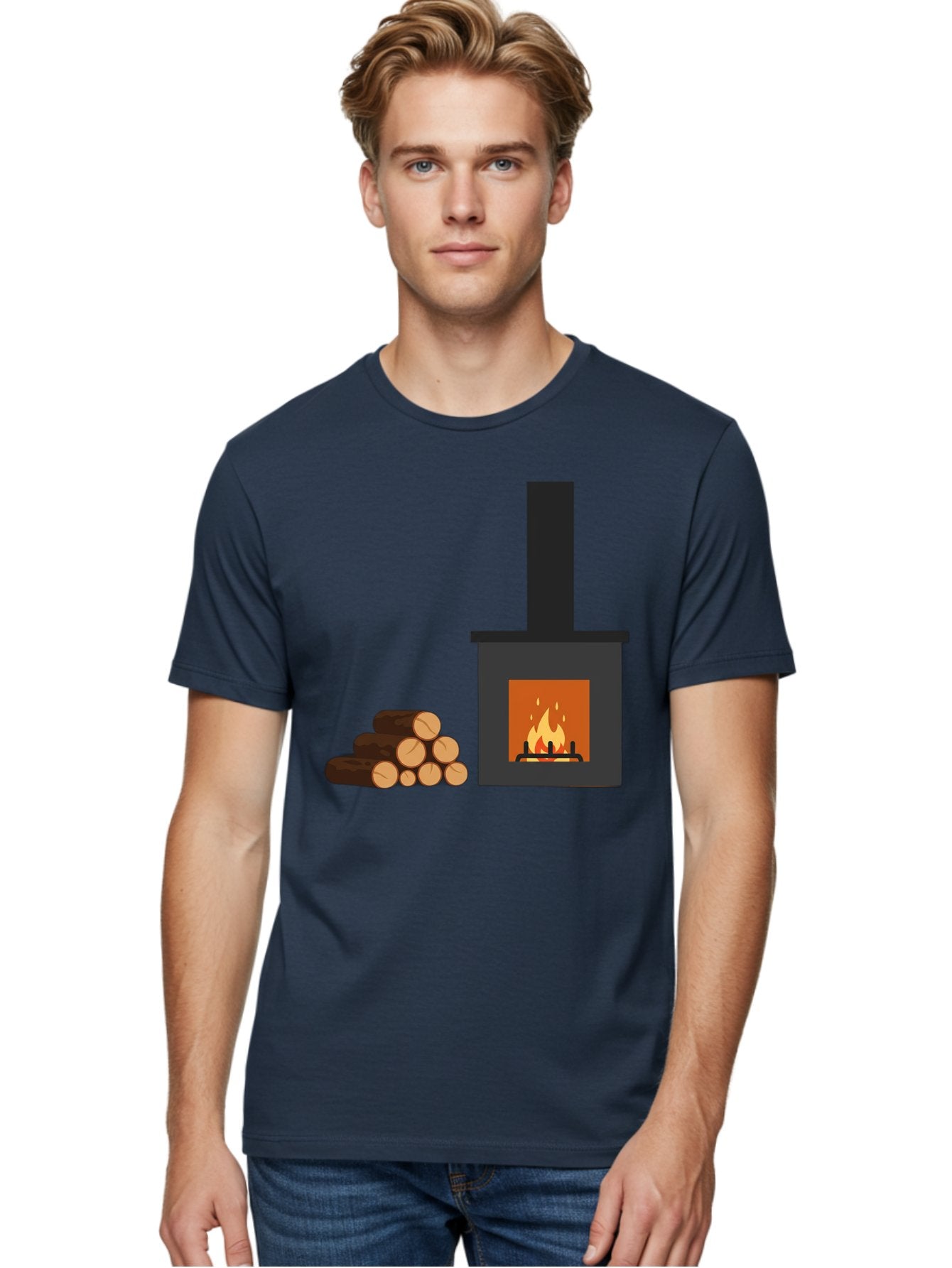 Wood-Burning-Stove Men'S Graphic Tee, 100% Cotton, Comfortable Casual Summer Wear, Machine Washable, Vintage Camera, Old Camera, Antique Camera, Black Camera, Classic Photography, Photography Equipment, Nostalgic Device, Film Camera, Bal637 22