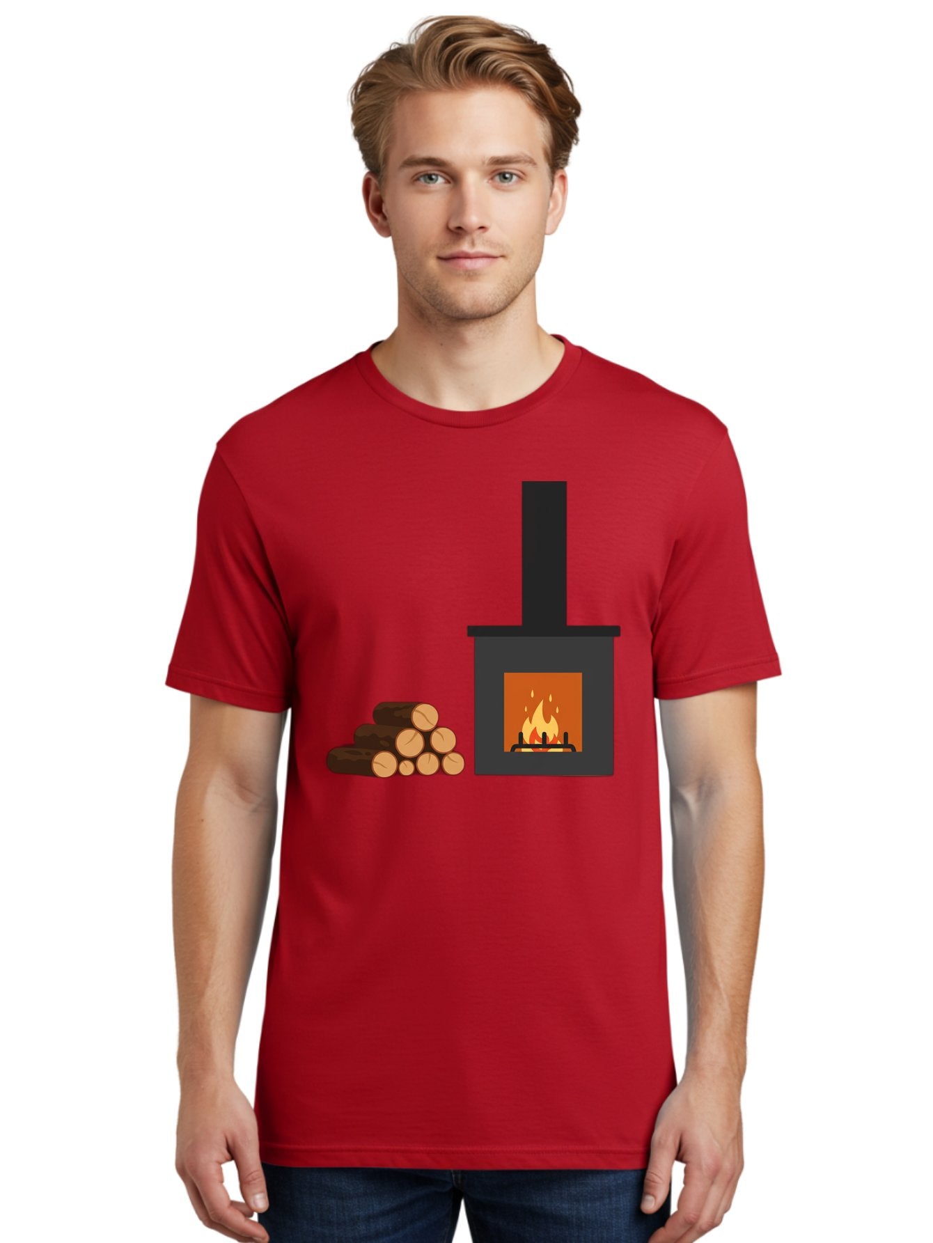 Wood-Burning-Stove Men'S Graphic Tee, 100% Cotton, Comfortable Casual Summer Wear, Machine Washable, Vintage Camera, Old Camera, Antique Camera, Black Camera, Classic Photography, Photography Equipment, Nostalgic Device, Film Camera, Bal637 20