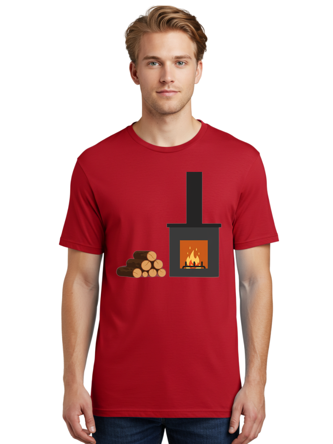 Wood-Burning-Stove Men'S Graphic Tee, 100% Cotton, Comfortable Casual Summer Wear, Machine Washable, Vintage Camera, Old Camera, Antique Camera, Black Camera, Classic Photography, Photography Equipment, Nostalgic Device, Film Camera, Bal637 30