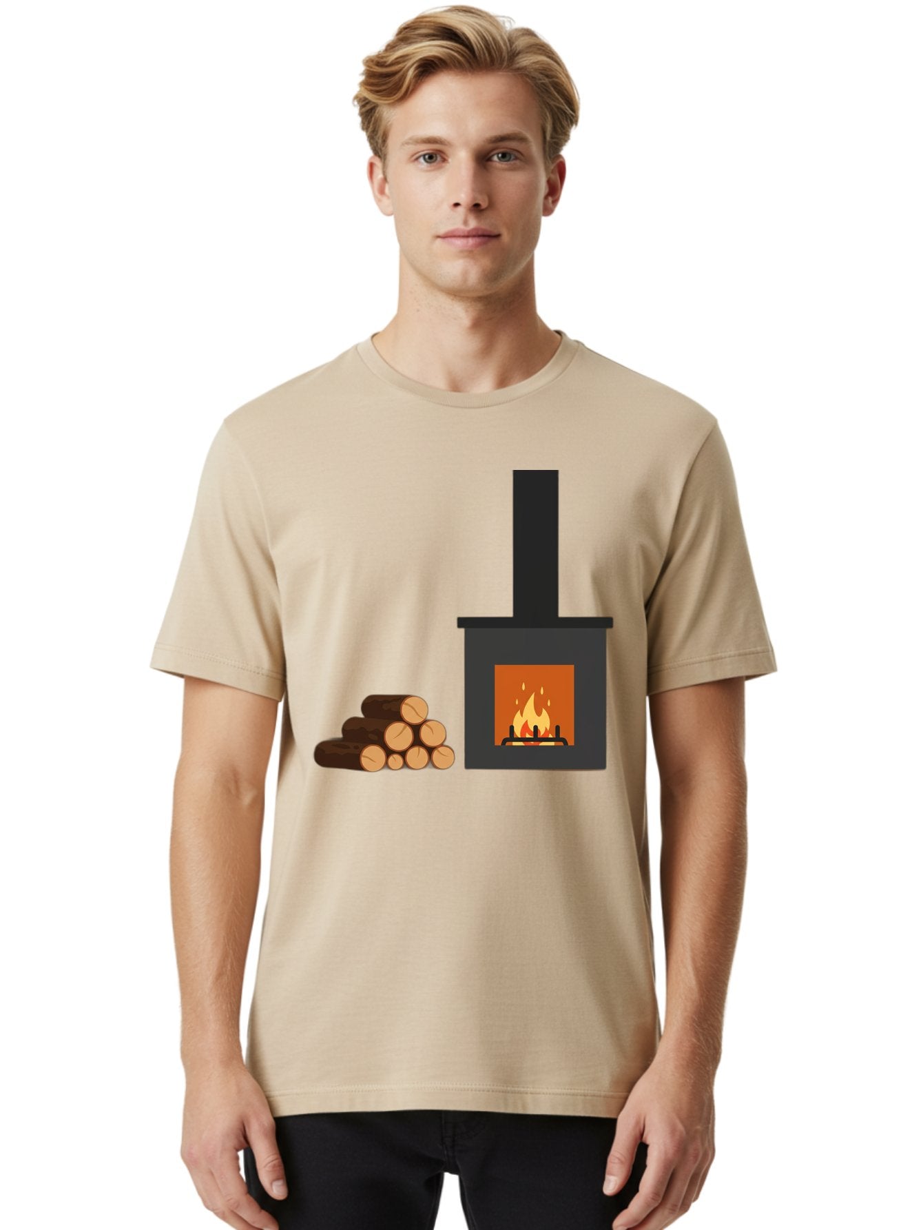 Wood-Burning-Stove Men'S Graphic Tee, 100% Cotton, Comfortable Casual Summer Wear, Machine Washable, Vintage Camera, Old Camera, Antique Camera, Black Camera, Classic Photography, Photography Equipment, Nostalgic Device, Film Camera, Bal637 23