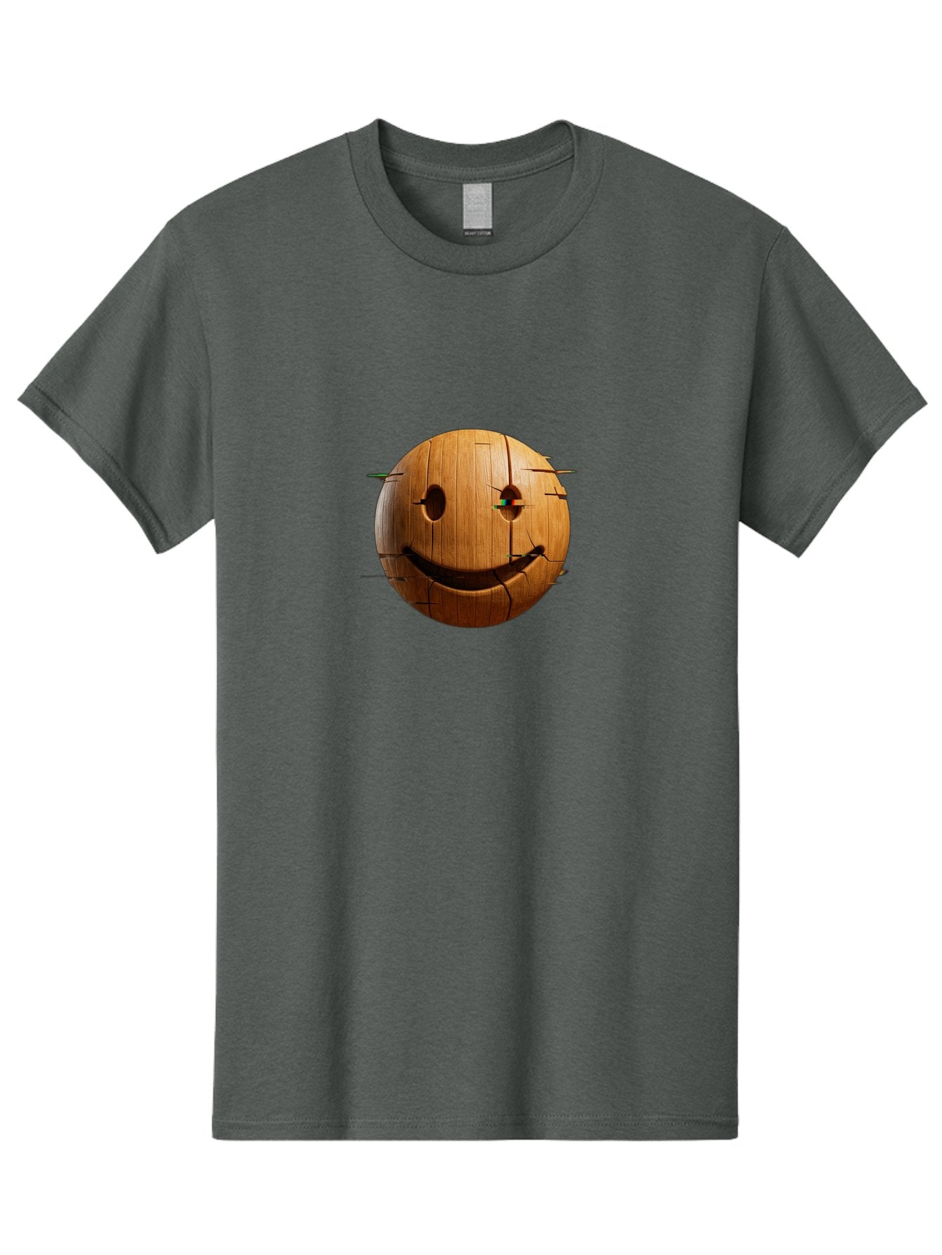 Wooden-Smiley Men'S Graphic Tee, 100% Cotton, Comfortable Casual Summer Wear, Machine Washable, Vintage Camera, Old Camera, Antique Camera, Black Camera, Classic Photography, Photography Equipment, Nostalgic Device, Film Camera, Camera Art Bal639