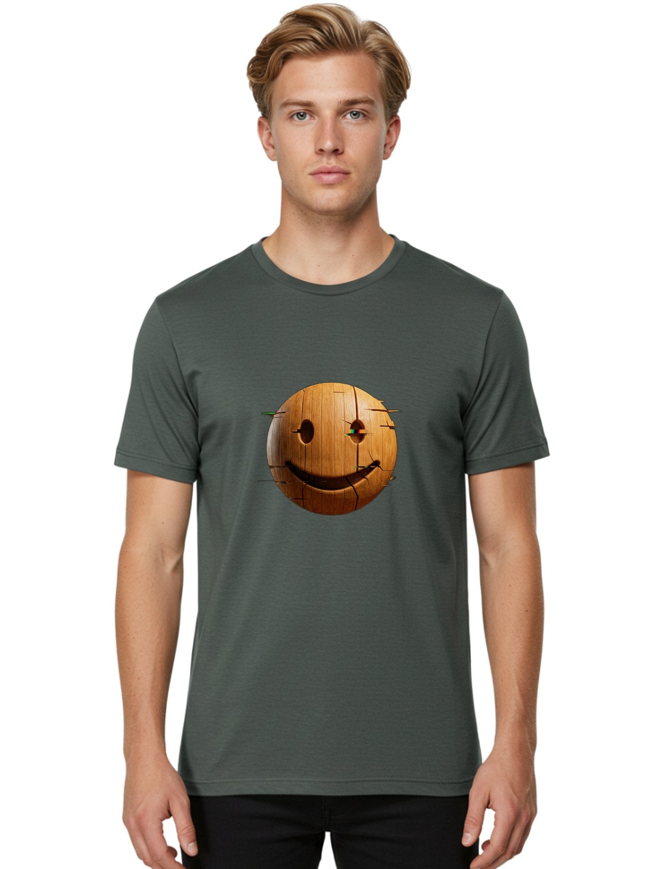 Wooden-Smiley Men'S Graphic Tee, 100% Cotton, Comfortable Casual Summer Wear, Machine Washable, Vintage Camera, Old Camera, Antique Camera, Black Camera, Classic Photography, Photography Equipment, Nostalgic Device, Film Camera, Camera Art Bal639 21