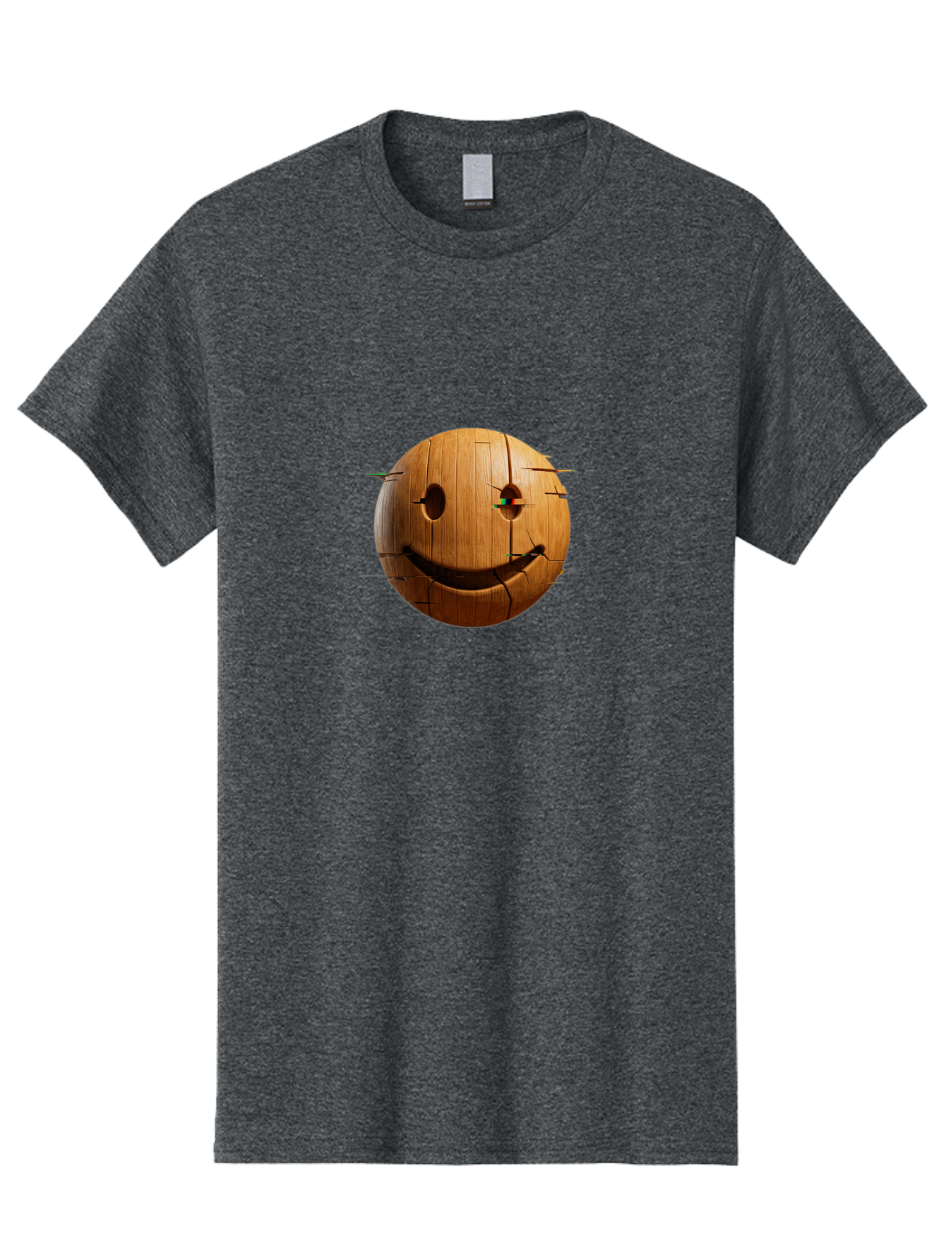 Wooden-Smiley Men'S Graphic Tee, 100% Cotton, Comfortable Casual Summer Wear, Machine Washable, Vintage Camera, Old Camera, Antique Camera, Black Camera, Classic Photography, Photography Equipment, Nostalgic Device, Film Camera, Camera Art Bal639