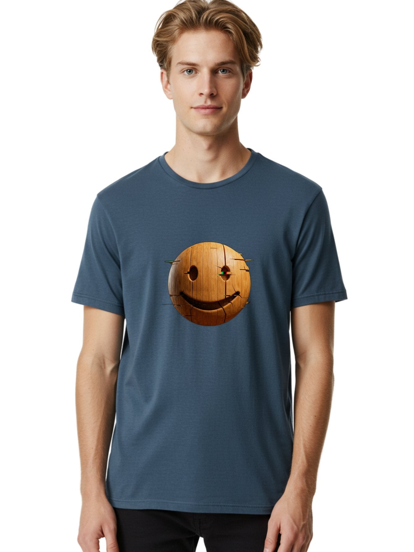 Wooden-Smiley Men'S Graphic Tee, 100% Cotton, Comfortable Casual Summer Wear, Machine Washable, Vintage Camera, Old Camera, Antique Camera, Black Camera, Classic Photography, Photography Equipment, Nostalgic Device, Film Camera, Camera Art Bal639 16