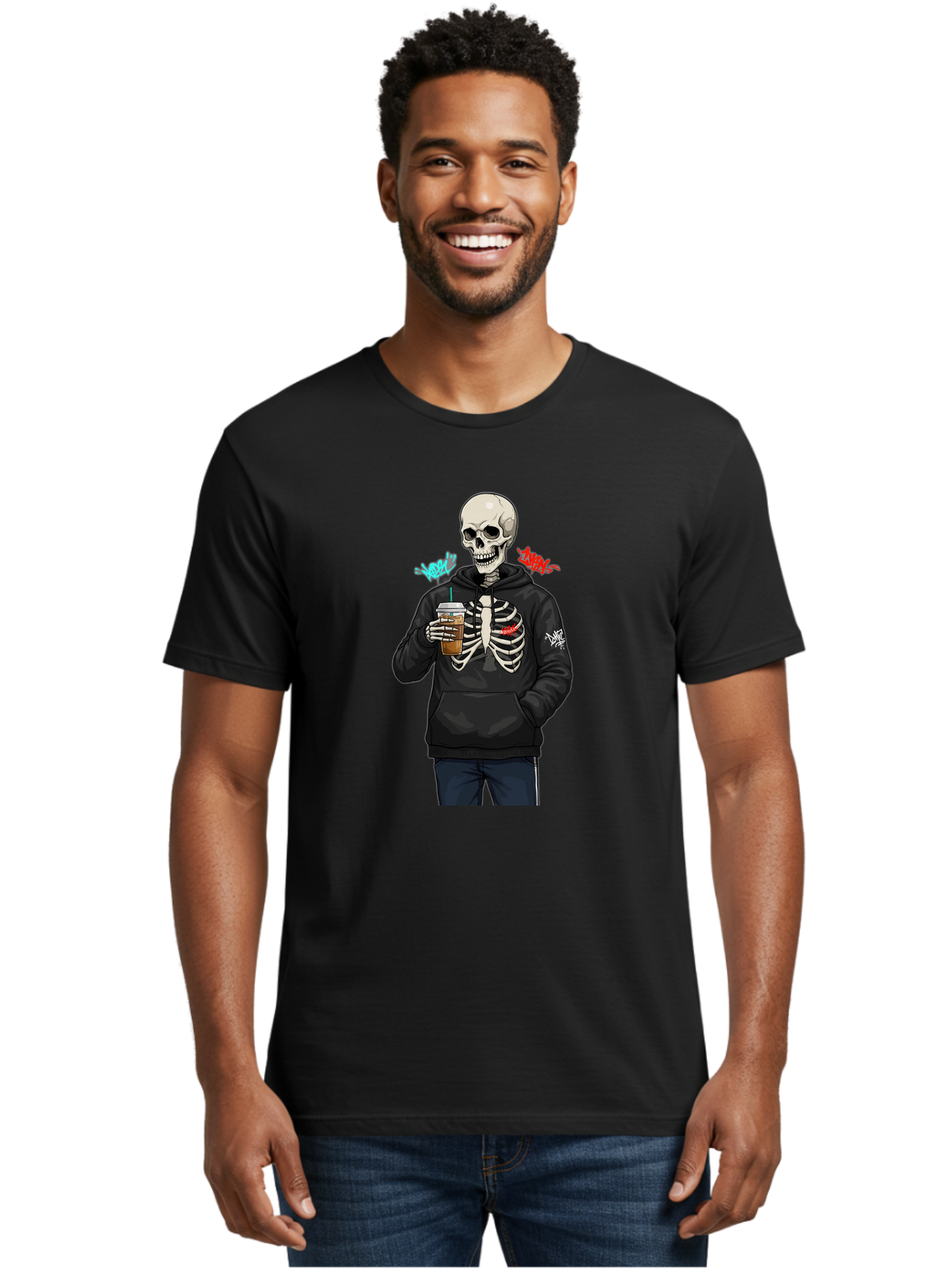 Xoxo-Kiss-Kiss-Skeleton Men'S Graphic Tee, 100% Cotton, Comfortable Casual Summer Wear, Machine Washable, Vintage Camera, Old Camera, Antique Camera, Black Camera, Classic Photography, Photography Equipment, Nostalgic Device, Film Camera, Bal643 20