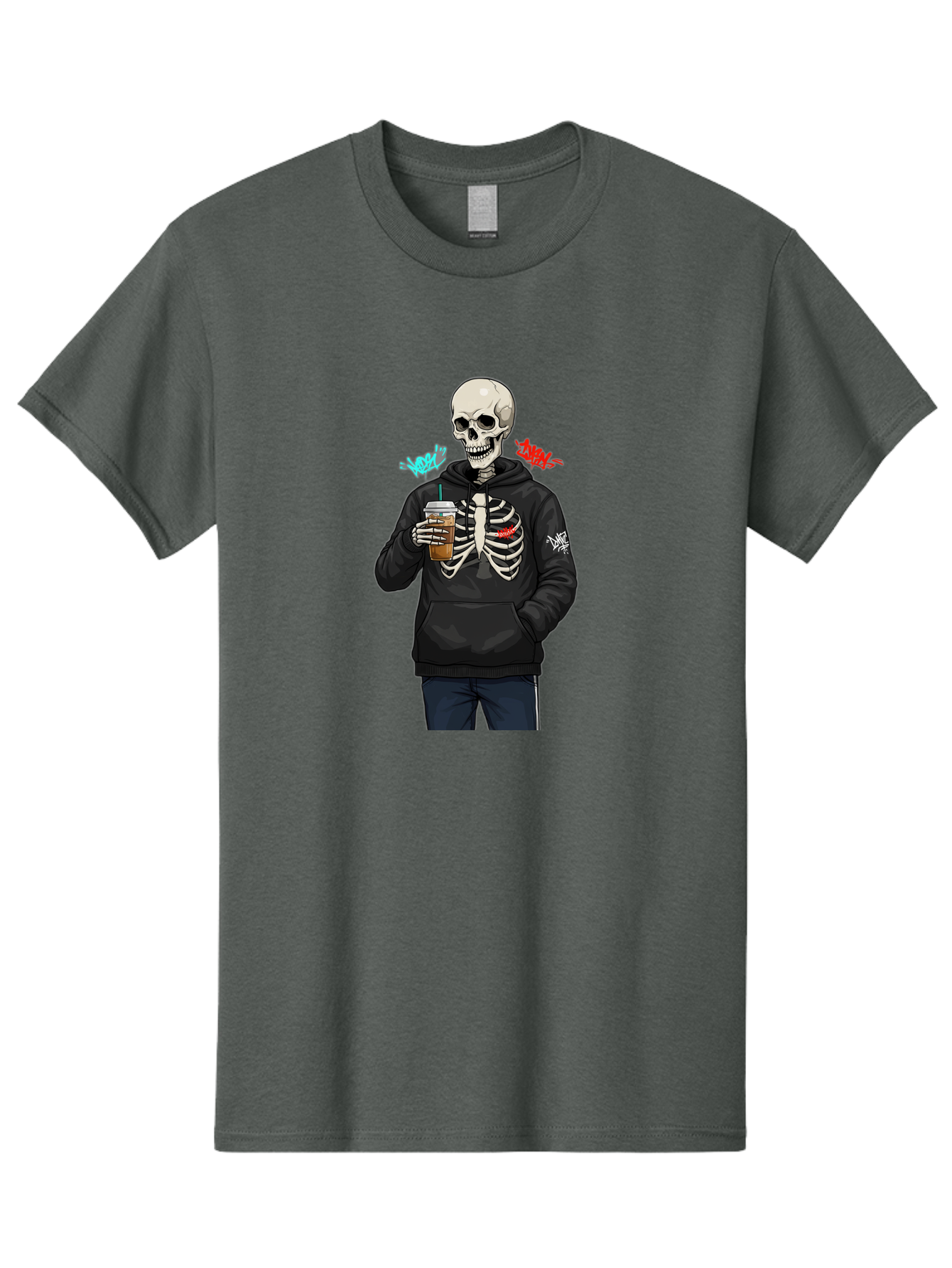 Xoxo-Kiss-Kiss-Skeleton Men'S Graphic Tee, 100% Cotton, Comfortable Casual Summer Wear, Machine Washable, Vintage Camera, Old Camera, Antique Camera, Black Camera, Classic Photography, Photography Equipment, Nostalgic Device, Film Camera, Bal643 13