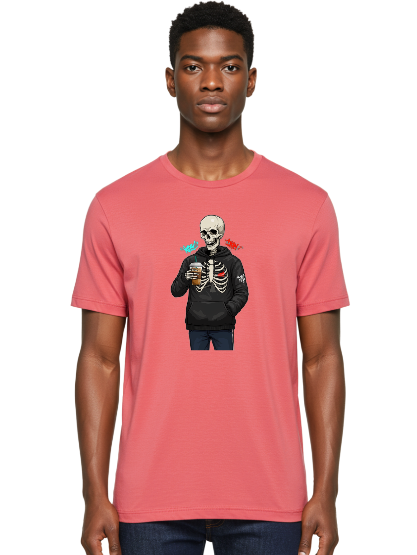 Xoxo-Kiss-Kiss-Skeleton Men'S Graphic Tee, 100% Cotton, Comfortable Casual Summer Wear, Machine Washable, Vintage Camera, Old Camera, Antique Camera, Black Camera, Classic Photography, Photography Equipment, Nostalgic Device, Film Camera, Bal643 21