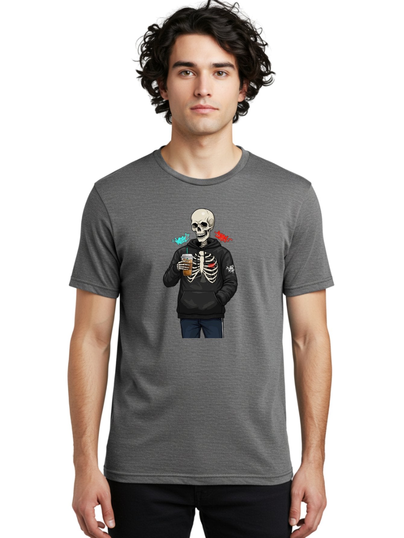 Xoxo-Kiss-Kiss-Skeleton Men'S Graphic Tee, 100% Cotton, Comfortable Casual Summer Wear, Machine Washable, Vintage Camera, Old Camera, Antique Camera, Black Camera, Classic Photography, Photography Equipment, Nostalgic Device, Film Camera, Bal643 30