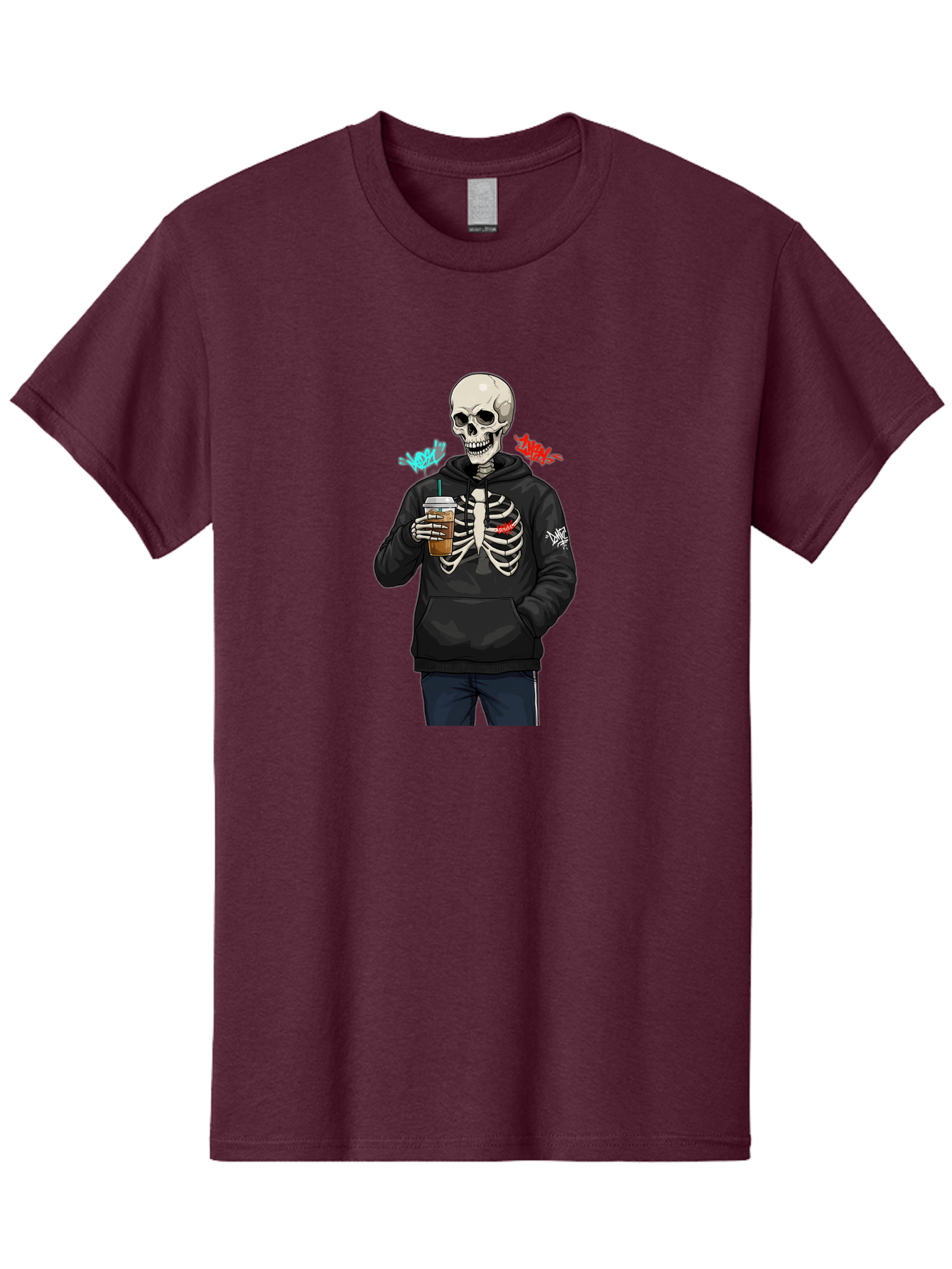 Xoxo-Kiss-Kiss-Skeleton Men'S Graphic Tee, 100% Cotton, Comfortable Casual Summer Wear, Machine Washable, Vintage Camera, Old Camera, Antique Camera, Black Camera, Classic Photography, Photography Equipment, Nostalgic Device, Film Camera, Bal643 11