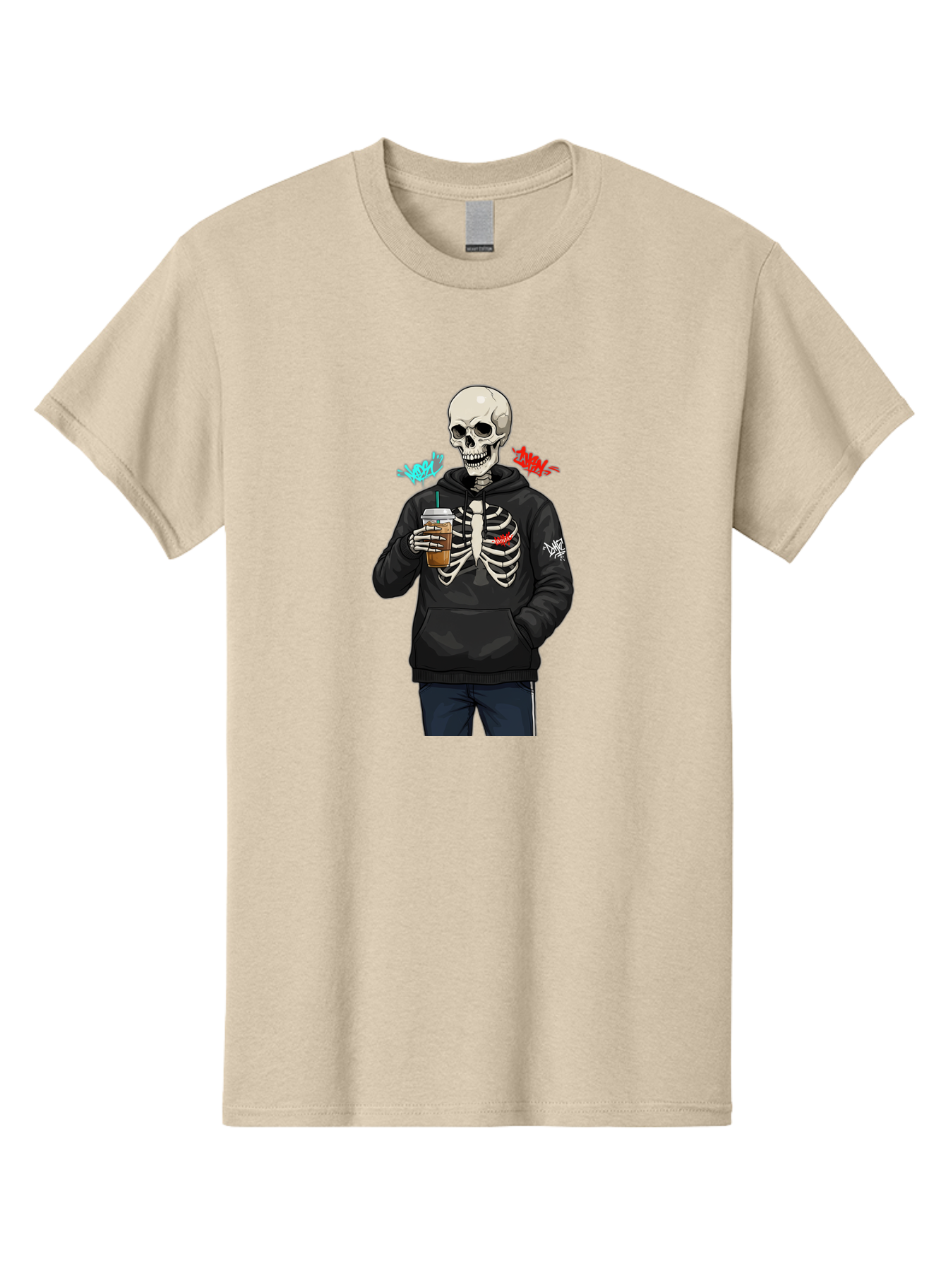 Xoxo-Kiss-Kiss-Skeleton Men'S Graphic Tee, 100% Cotton, Comfortable Casual Summer Wear, Machine Washable, Vintage Camera, Old Camera, Antique Camera, Black Camera, Classic Photography, Photography Equipment, Nostalgic Device, Film Camera, Bal643
