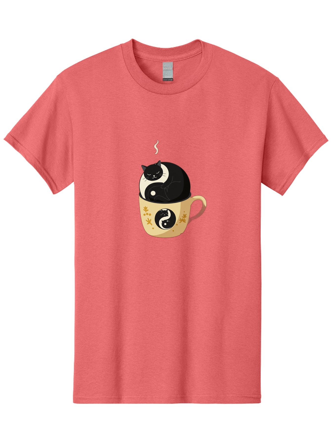 Yin-Yang-Cat Men'S Graphic Tee, 100% Cotton, Comfortable Casual Summer Wear, Machine Washable, Vintage Camera, Old Camera, Antique Camera, Black Camera, Classic Photography, Photography Equipment, Nostalgic Device, Film Camera, Camera Art Bal645 14