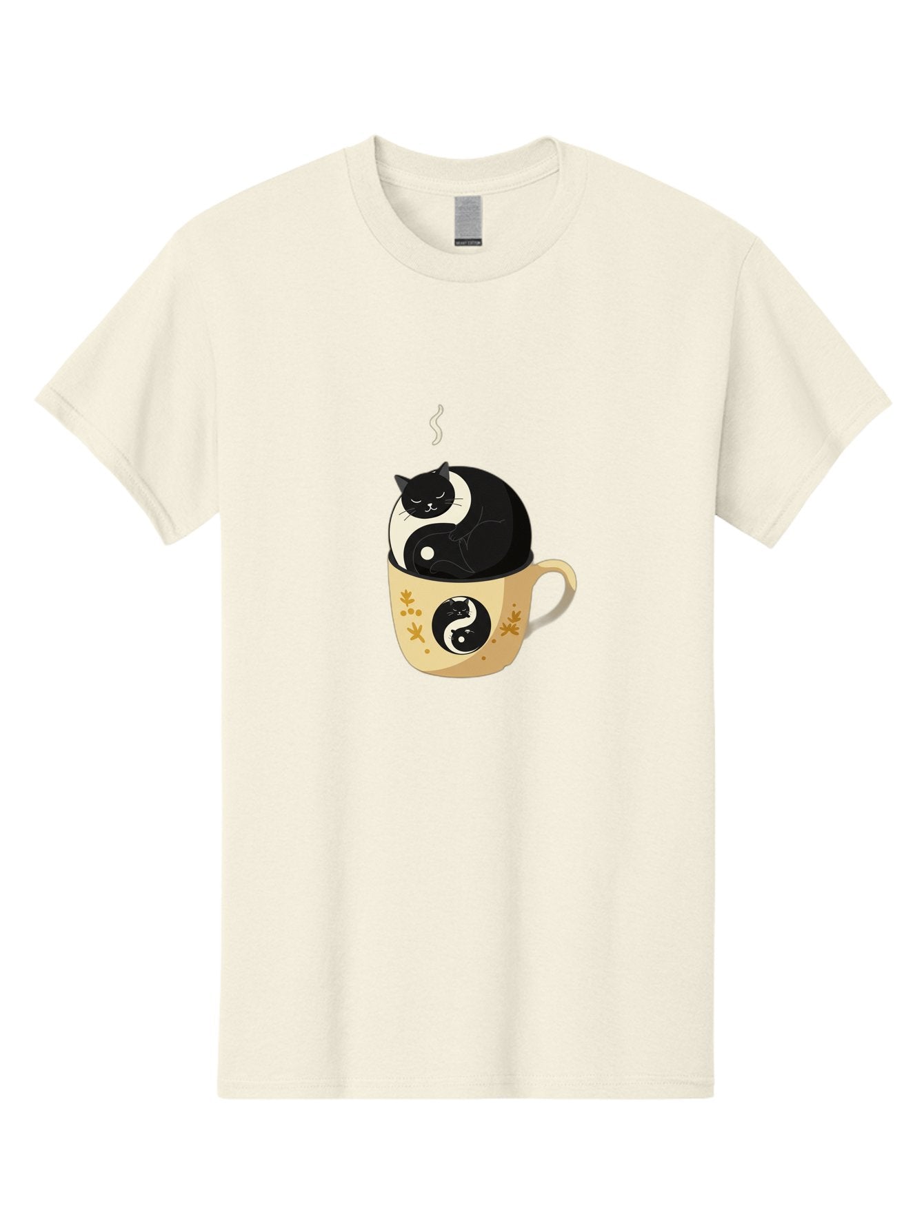 Yin-Yang-Cat Men'S Graphic Tee, 100% Cotton, Comfortable Casual Summer Wear, Machine Washable, Vintage Camera, Old Camera, Antique Camera, Black Camera, Classic Photography, Photography Equipment, Nostalgic Device, Film Camera, Camera Art Bal645 5