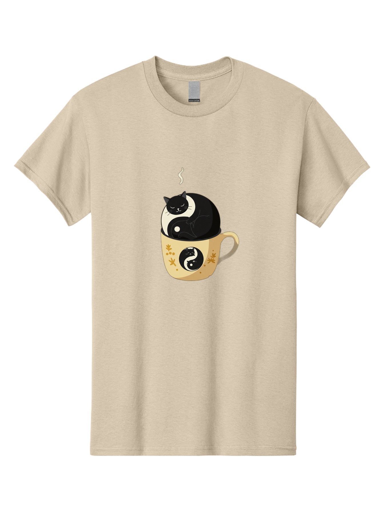 Yin-Yang-Cat Men'S Graphic Tee, 100% Cotton, Comfortable Casual Summer Wear, Machine Washable, Vintage Camera, Old Camera, Antique Camera, Black Camera, Classic Photography, Photography Equipment, Nostalgic Device, Film Camera, Camera Art Bal645 12