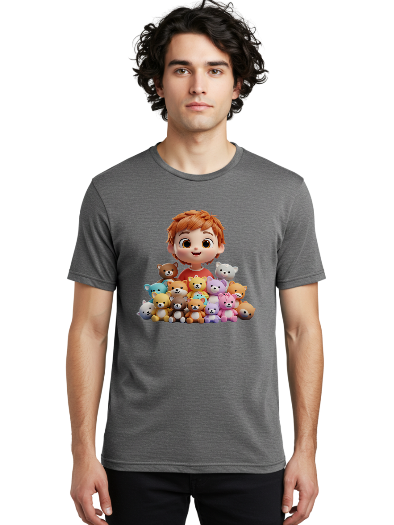 Young-Boy-With-Teddy-Bears Men'S Graphic Tee, 100% Cotton, Comfortable Casual Summer Wear, Machine Washable, Vintage Camera, Old Camera, Antique Camera, Black Camera, Classic Photography, Photography Equipment, Nostalgic Device, Film Camera, Bal646 24