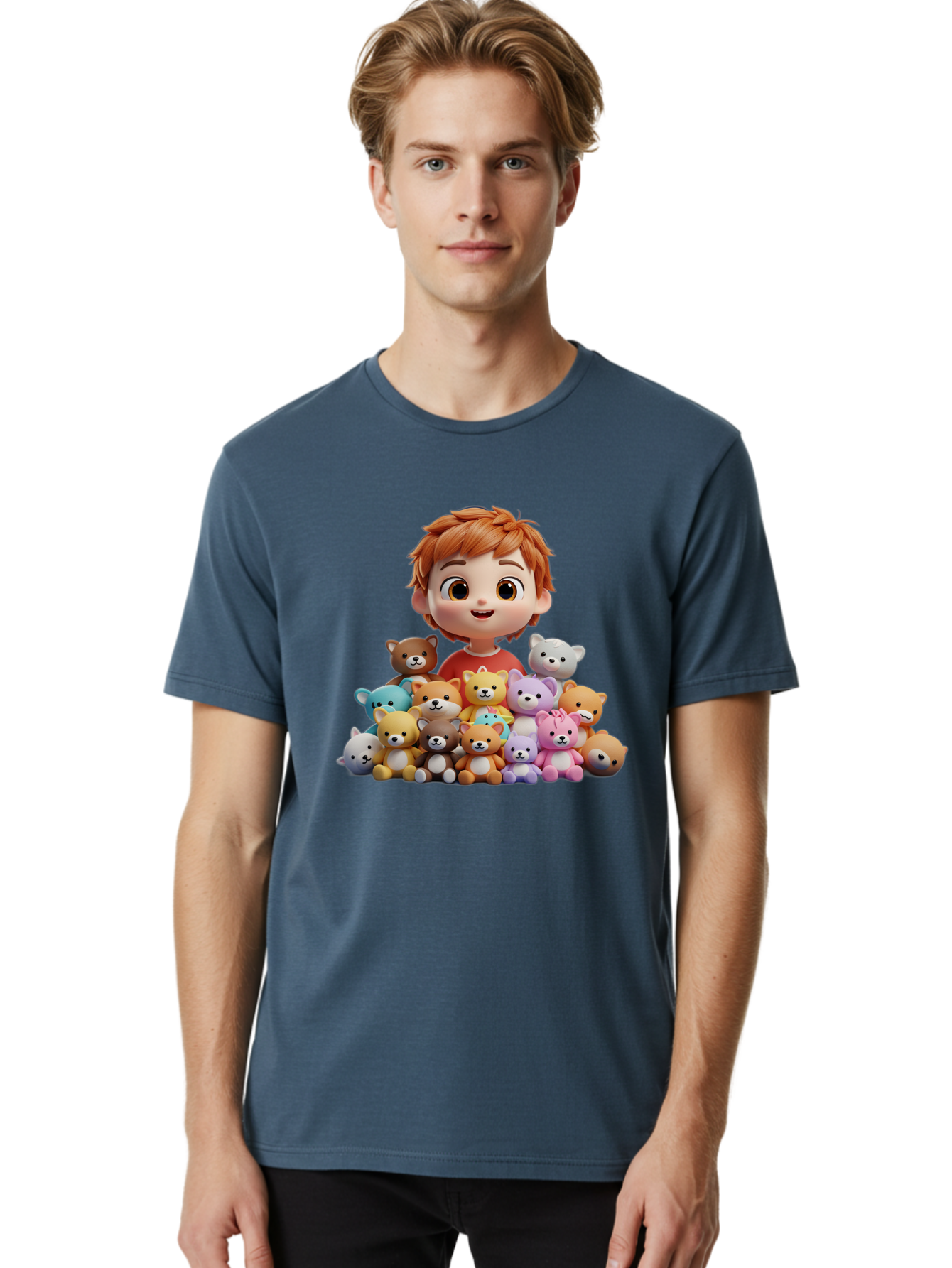 Young-Boy-With-Teddy-Bears Men'S Graphic Tee, 100% Cotton, Comfortable Casual Summer Wear, Machine Washable, Vintage Camera, Old Camera, Antique Camera, Black Camera, Classic Photography, Photography Equipment, Nostalgic Device, Film Camera, Bal646 16