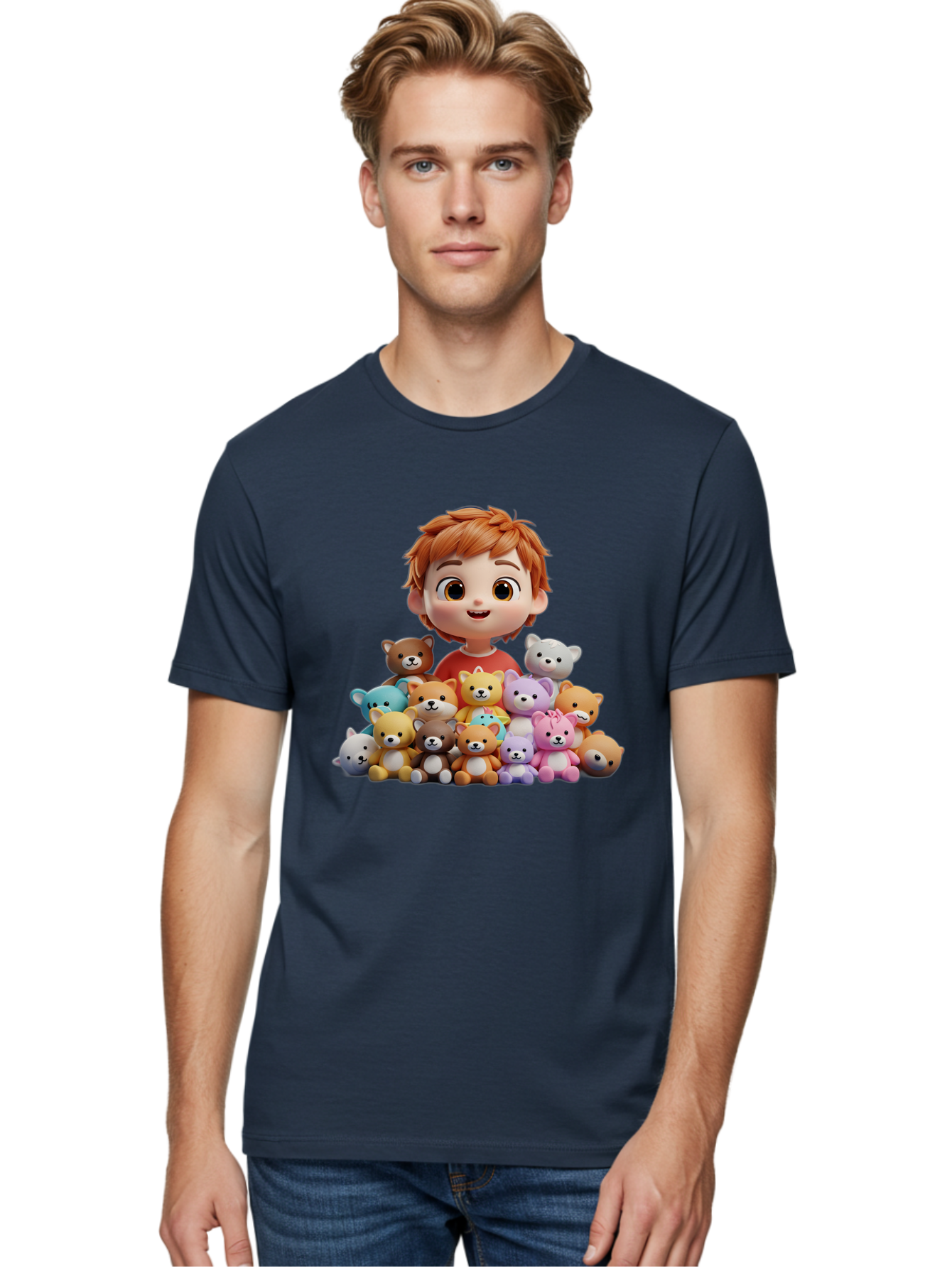 Young-Boy-With-Teddy-Bears Men'S Graphic Tee, 100% Cotton, Comfortable Casual Summer Wear, Machine Washable, Vintage Camera, Old Camera, Antique Camera, Black Camera, Classic Photography, Photography Equipment, Nostalgic Device, Film Camera, Bal646 20