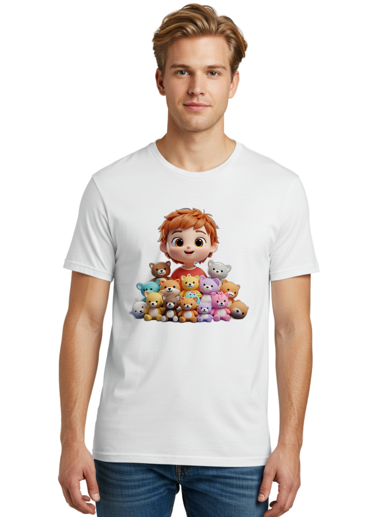 Young-Boy-With-Teddy-Bears Men'S Graphic Tee, 100% Cotton, Comfortable Casual Summer Wear, Machine Washable, Vintage Camera, Old Camera, Antique Camera, Black Camera, Classic Photography, Photography Equipment, Nostalgic Device, Film Camera, Bal646 25