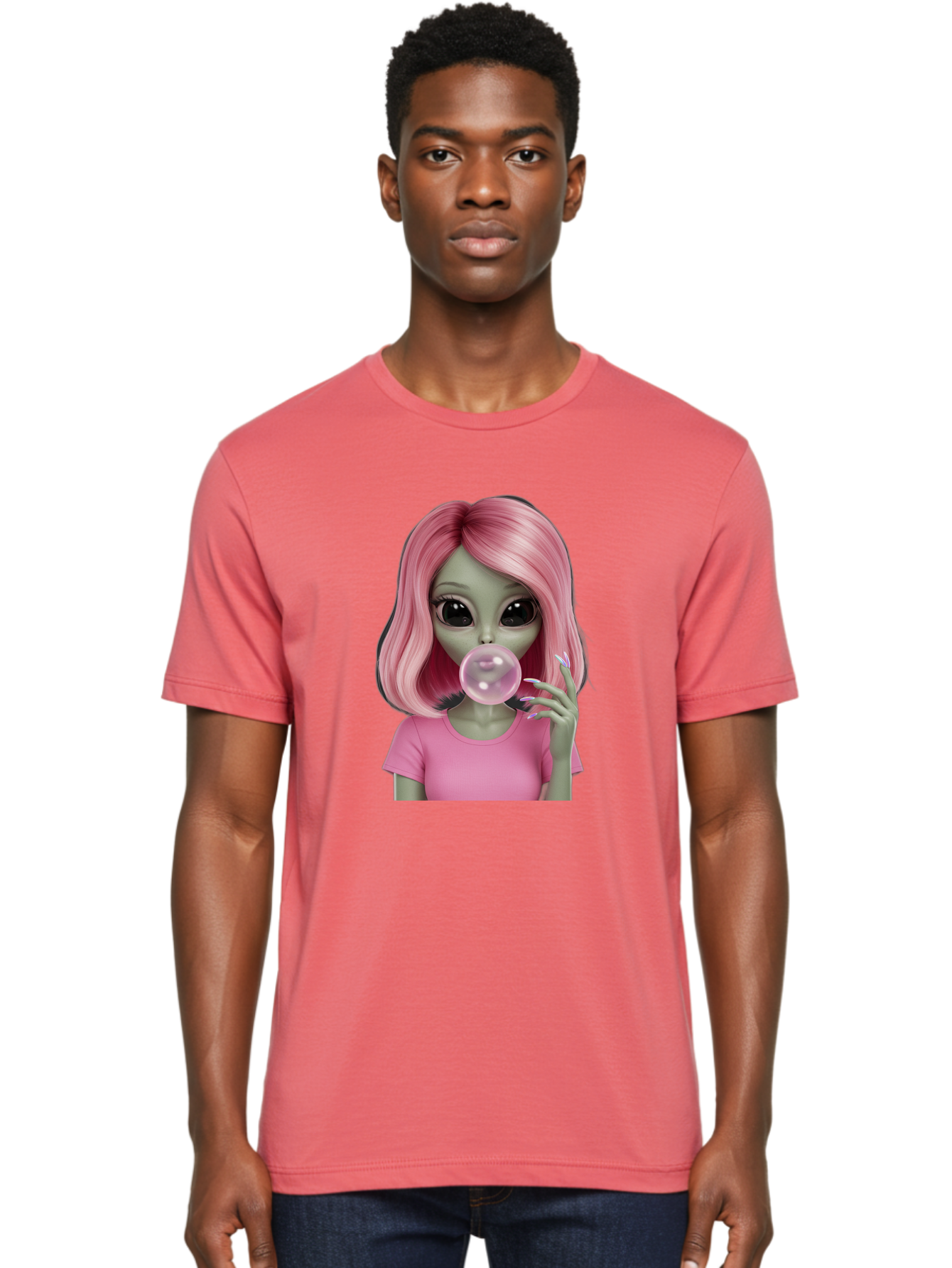 Zombie-Girl-Bubblegum Men'S Graphic Tee, 100% Cotton, Comfortable Casual Summer Wear, Machine Washable, Vintage Camera, Old Camera, Antique Camera, Black Camera, Classic Photography, Photography Equipment, Nostalgic Device, Film Camera, Bal647 25