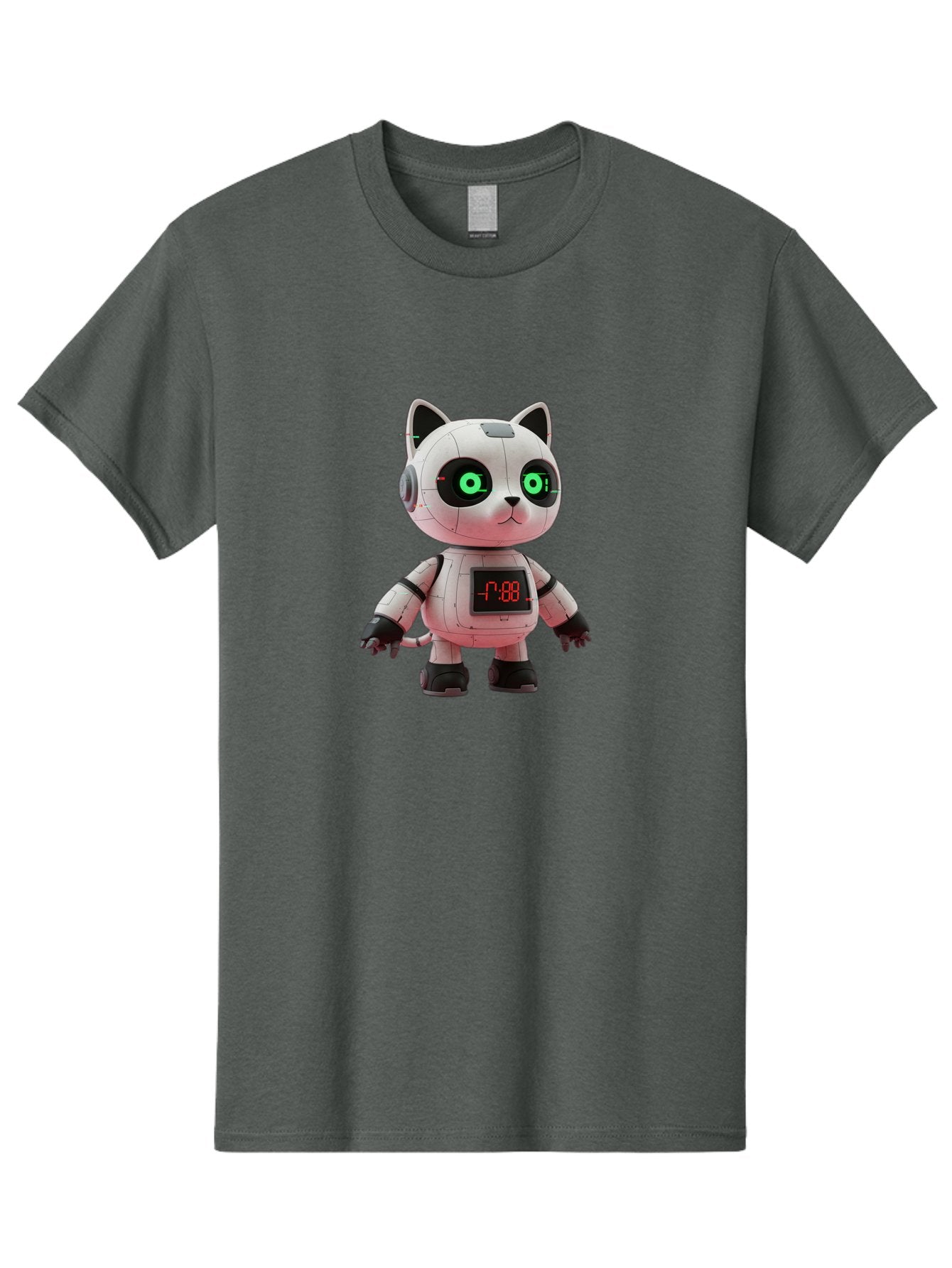 7-88-Robot-Cat Men'S Graphic Tee, 100% Cotton, Comfortable Casual Summer Wear, Machine Washable, Vintage Camera, Old Camera, Antique Camera, Black Camera, Classic Photography, Photography Equipment, Nostalgic Device, Film Camera, Camera Art Bal651 11