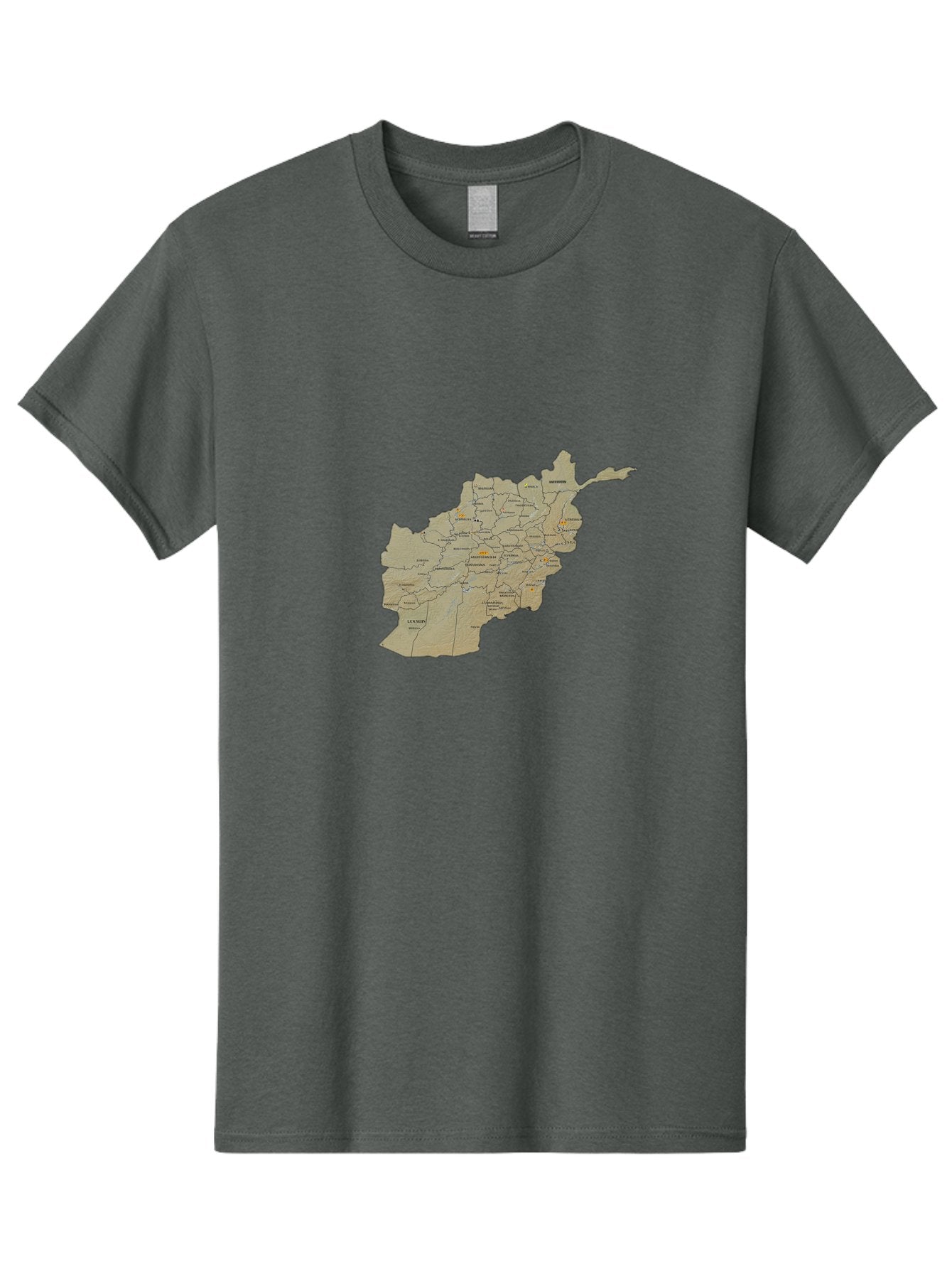Afghanistan-Map-1 Men'S Graphic Tee, 100% Cotton, Comfortable Casual Summer Wear, Machine Washable, Vintage Camera, Old Camera, Antique Camera, Black Camera, Classic Photography, Photography Equipment, Nostalgic Device, Film Camera, Camera Art Bal656 6