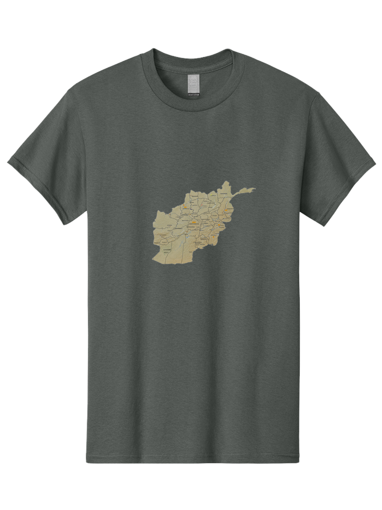Afghanistan-Map-1 Men'S Graphic Tee, 100% Cotton, Comfortable Casual Summer Wear, Machine Washable, Vintage Camera, Old Camera, Antique Camera, Black Camera, Classic Photography, Photography Equipment, Nostalgic Device, Film Camera, Camera Art Bal656 7