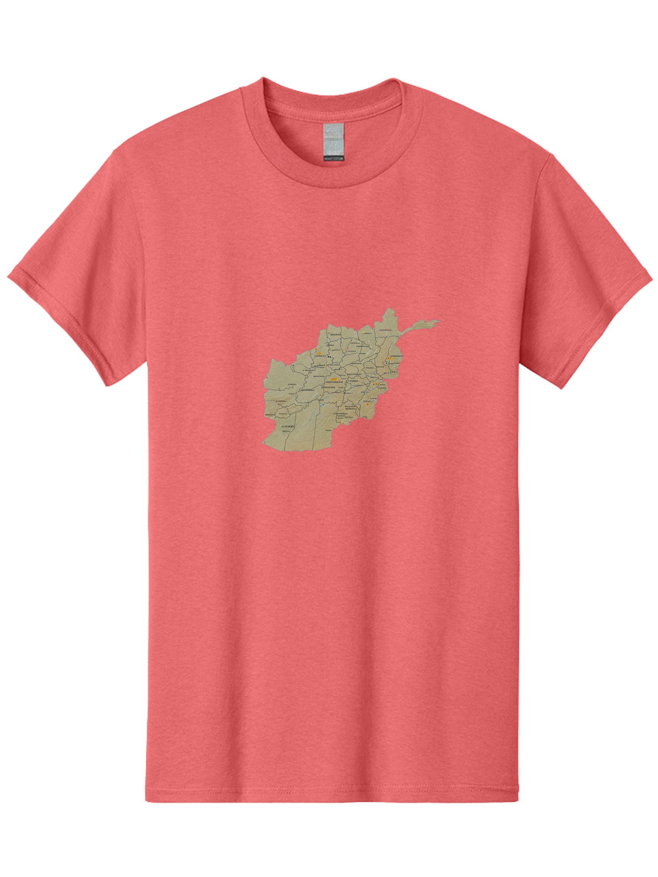 Afghanistan-Map-1 Men'S Graphic Tee, 100% Cotton, Comfortable Casual Summer Wear, Machine Washable, Vintage Camera, Old Camera, Antique Camera, Black Camera, Classic Photography, Photography Equipment, Nostalgic Device, Film Camera, Camera Art Bal656 4
