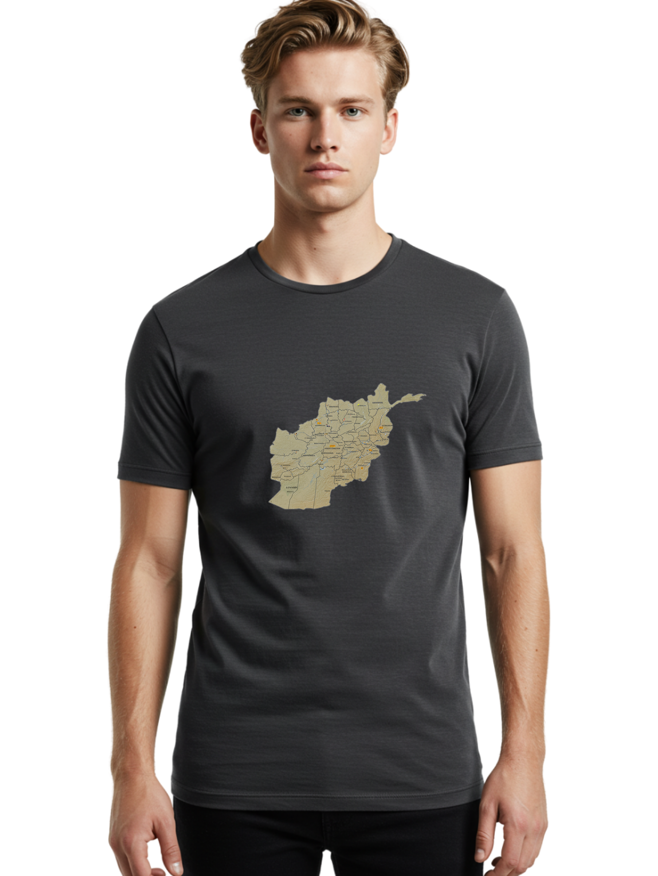 Afghanistan-Map-1 Men'S Graphic Tee, 100% Cotton, Comfortable Casual Summer Wear, Machine Washable, Vintage Camera, Old Camera, Antique Camera, Black Camera, Classic Photography, Photography Equipment, Nostalgic Device, Film Camera, Camera Art Bal656 26
