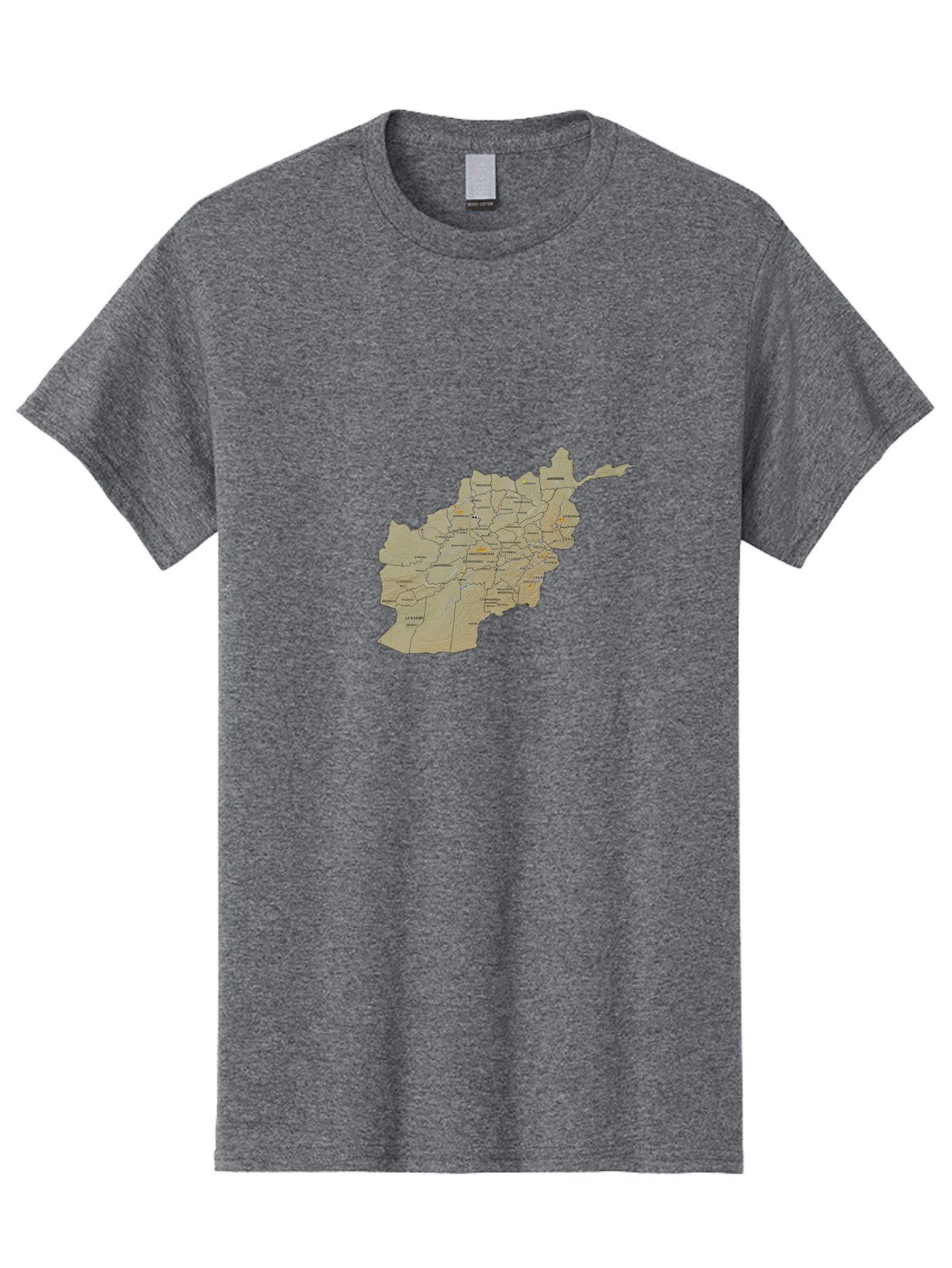 Afghanistan-Map-1 Men'S Graphic Tee, 100% Cotton, Comfortable Casual Summer Wear, Machine Washable, Vintage Camera, Old Camera, Antique Camera, Black Camera, Classic Photography, Photography Equipment, Nostalgic Device, Film Camera, Camera Art Bal656 7