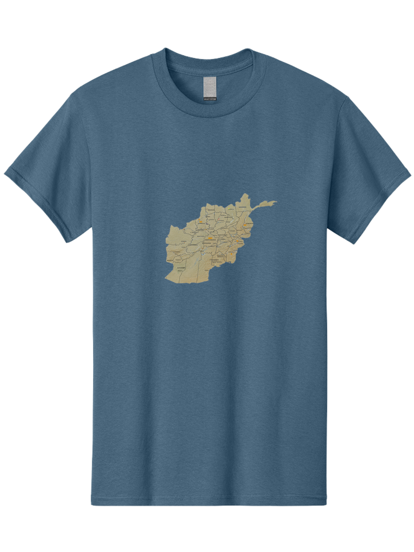 Afghanistan-Map-1 Men'S Graphic Tee, 100% Cotton, Comfortable Casual Summer Wear, Machine Washable, Vintage Camera, Old Camera, Antique Camera, Black Camera, Classic Photography, Photography Equipment, Nostalgic Device, Film Camera, Camera Art Bal656 5