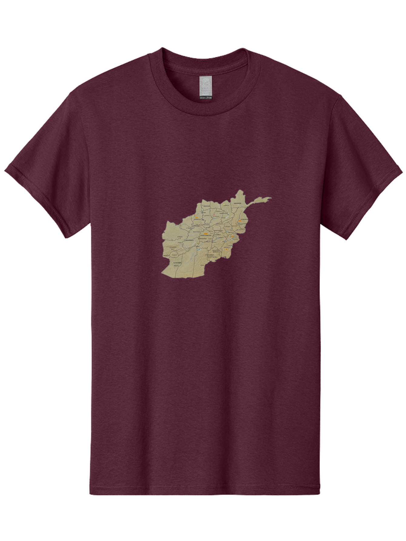 Afghanistan-Map-1 Men'S Graphic Tee, 100% Cotton, Comfortable Casual Summer Wear, Machine Washable, Vintage Camera, Old Camera, Antique Camera, Black Camera, Classic Photography, Photography Equipment, Nostalgic Device, Film Camera, Camera Art Bal656 12