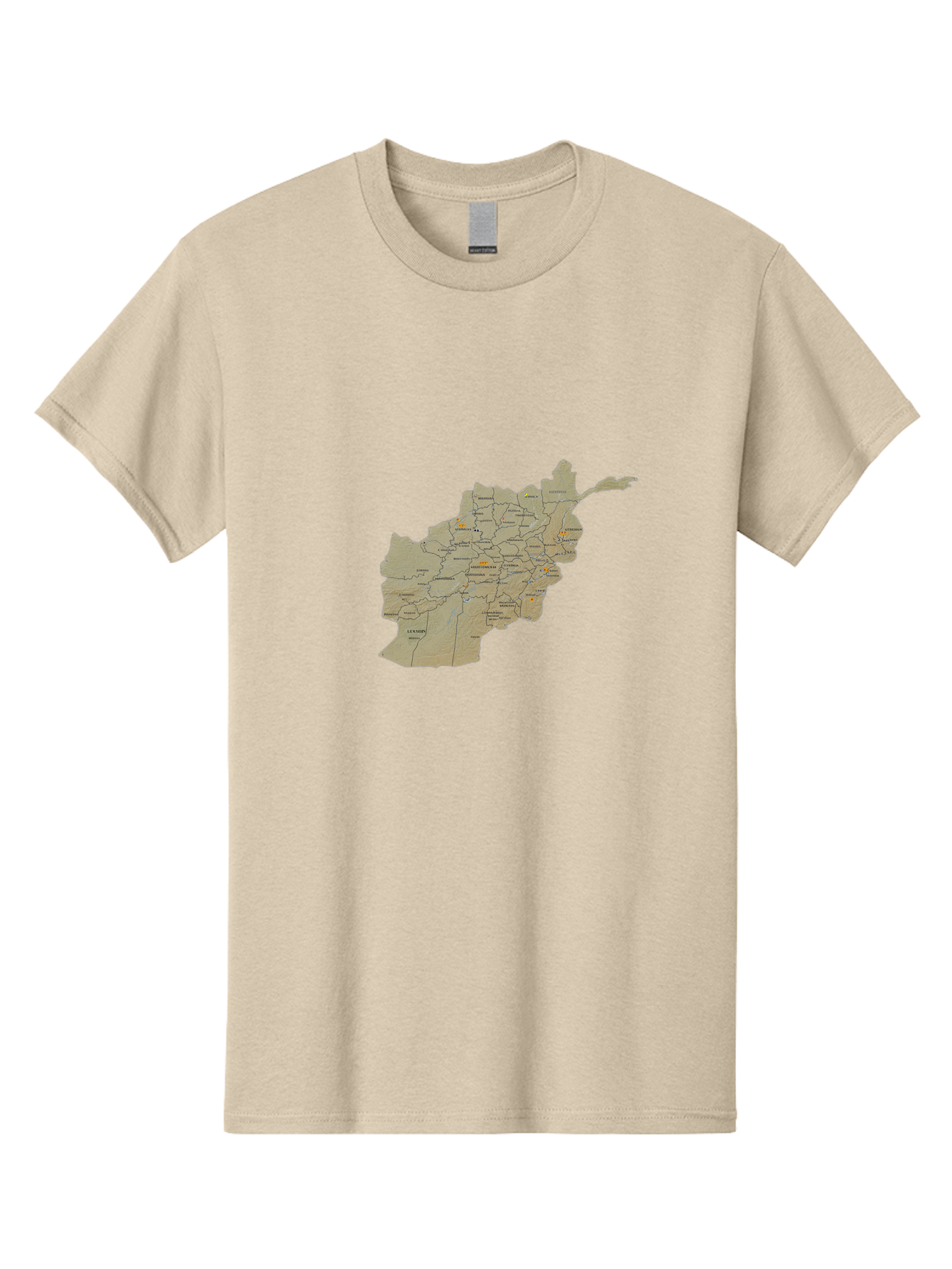 Afghanistan-Map-1 Men'S Graphic Tee, 100% Cotton, Comfortable Casual Summer Wear, Machine Washable, Vintage Camera, Old Camera, Antique Camera, Black Camera, Classic Photography, Photography Equipment, Nostalgic Device, Film Camera, Camera Art Bal656