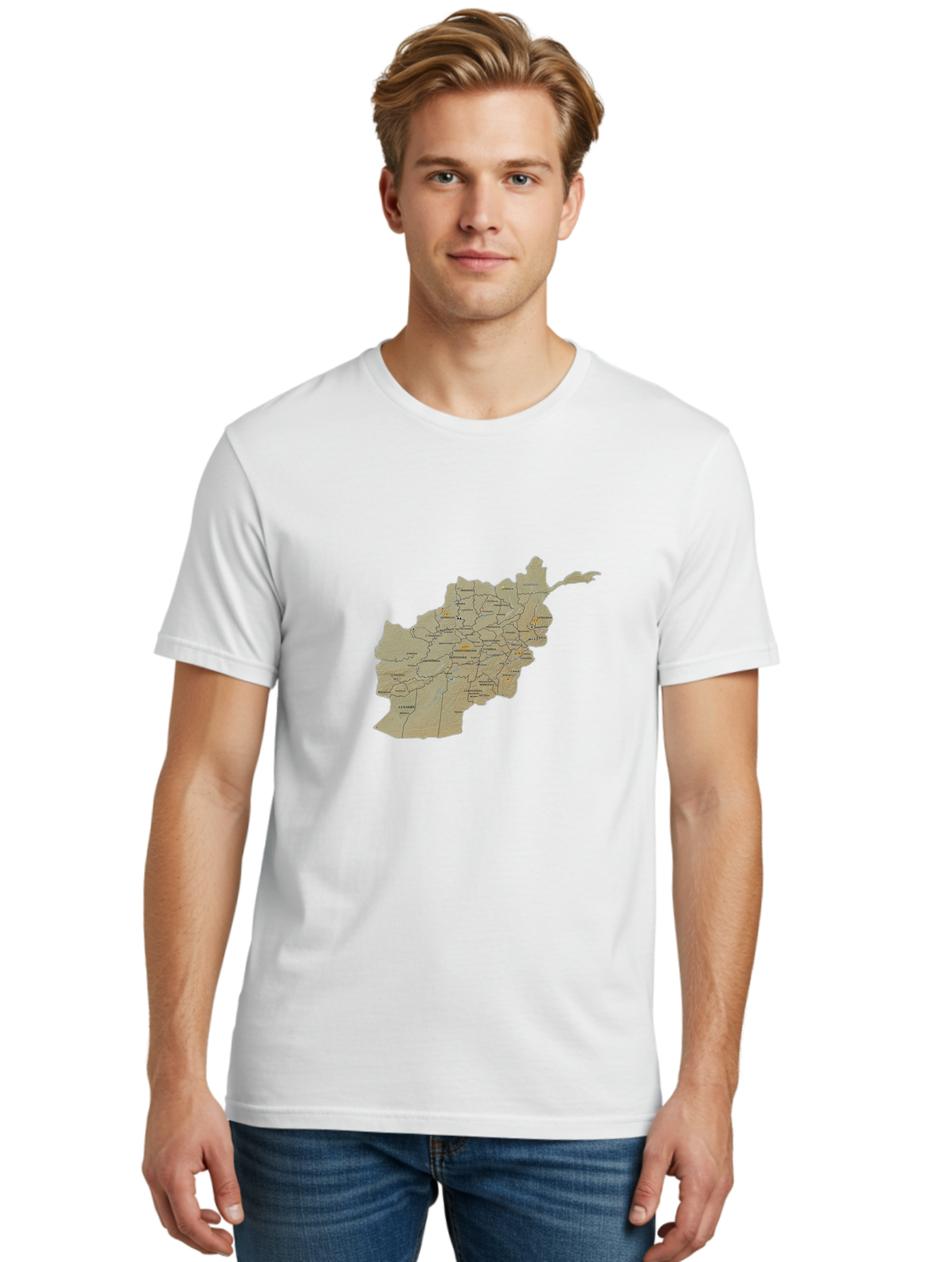 Afghanistan-Map-1 Men'S Graphic Tee, 100% Cotton, Comfortable Casual Summer Wear, Machine Washable, Vintage Camera, Old Camera, Antique Camera, Black Camera, Classic Photography, Photography Equipment, Nostalgic Device, Film Camera, Camera Art Bal656 30