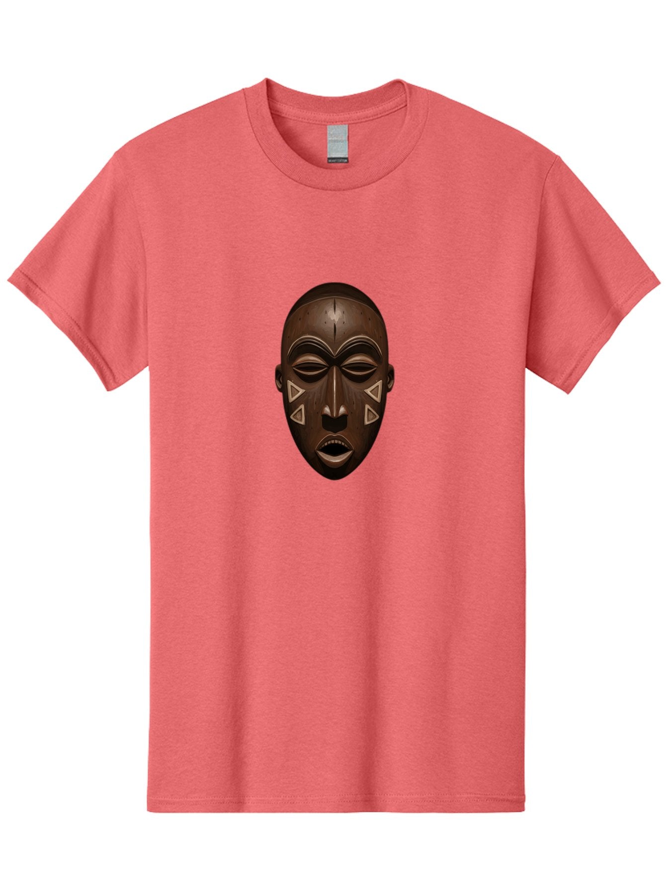 African-Mask-1 Men'S Graphic Tee, 100% Cotton, Comfortable Casual Summer Wear, Machine Washable, Vintage Camera, Old Camera, Antique Camera, Black Camera, Classic Photography, Photography Equipment, Nostalgic Device, Film Camera, Camera Art Bal659 6