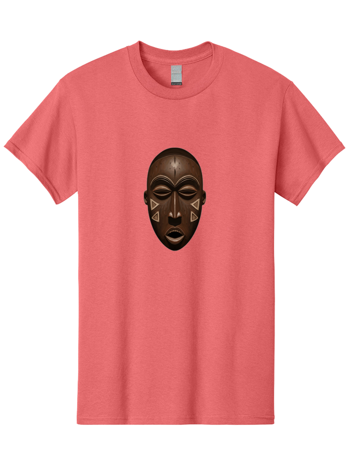 African-Mask-1 Men'S Graphic Tee, 100% Cotton, Comfortable Casual Summer Wear, Machine Washable, Vintage Camera, Old Camera, Antique Camera, Black Camera, Classic Photography, Photography Equipment, Nostalgic Device, Film Camera, Camera Art Bal659 7
