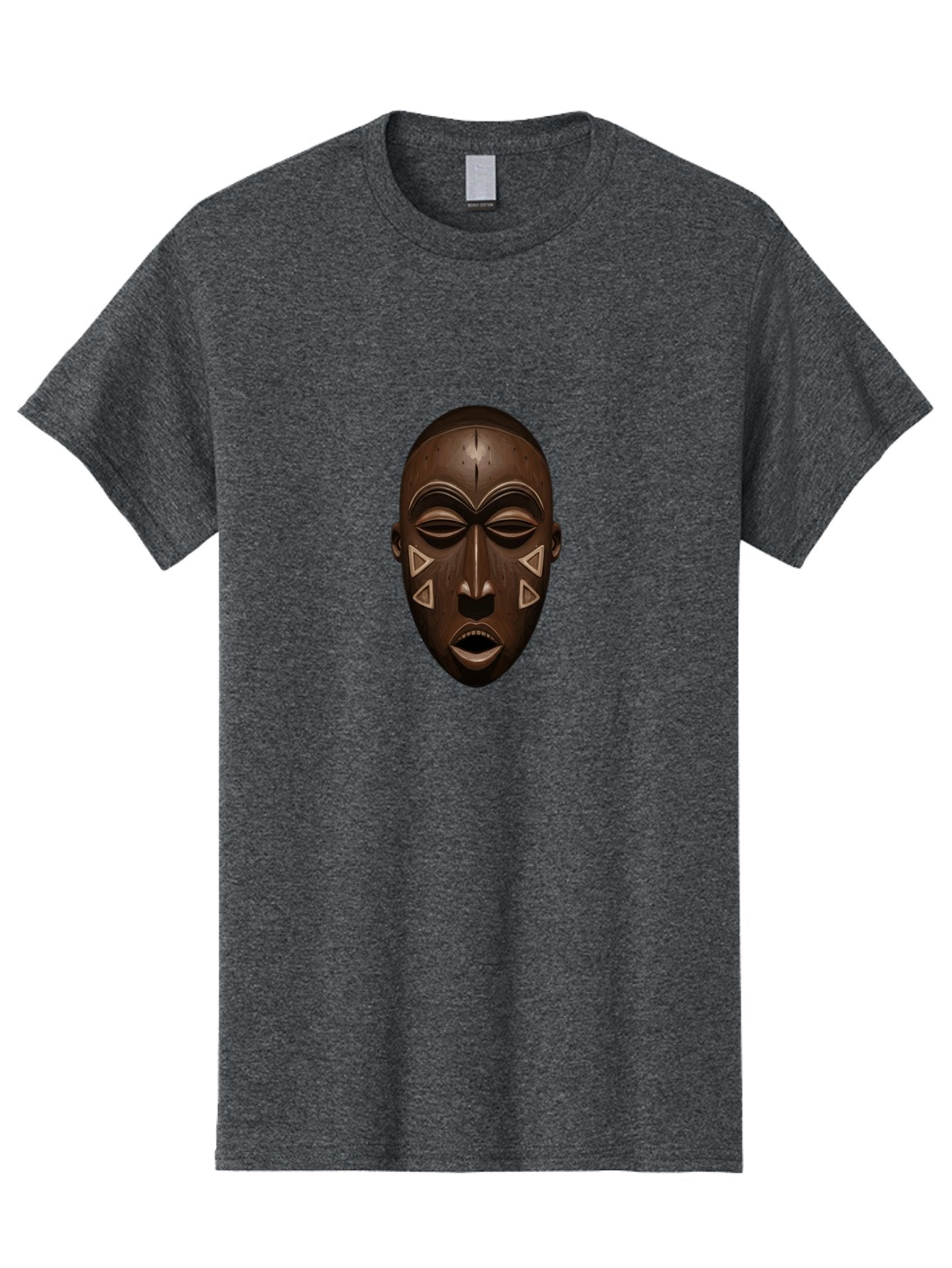 African-Mask-1 Men'S Graphic Tee, 100% Cotton, Comfortable Casual Summer Wear, Machine Washable, Vintage Camera, Old Camera, Antique Camera, Black Camera, Classic Photography, Photography Equipment, Nostalgic Device, Film Camera, Camera Art Bal659 3