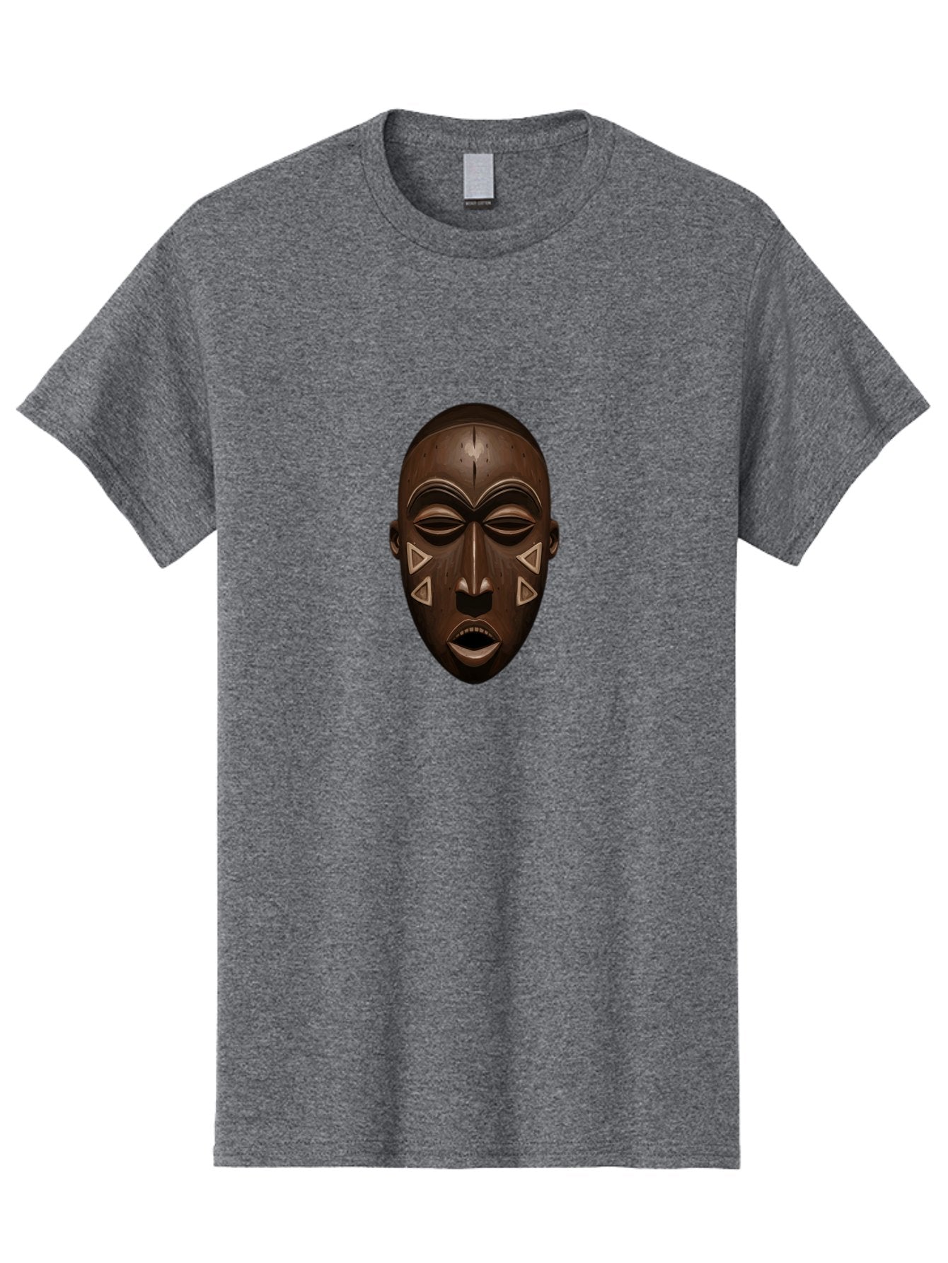 African-Mask-1 Men'S Graphic Tee, 100% Cotton, Comfortable Casual Summer Wear, Machine Washable, Vintage Camera, Old Camera, Antique Camera, Black Camera, Classic Photography, Photography Equipment, Nostalgic Device, Film Camera, Camera Art Bal659 11