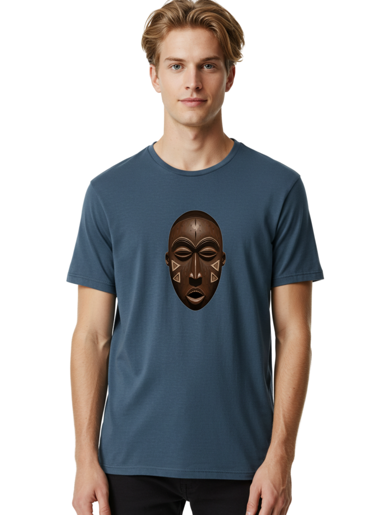 African-Mask-1 Men'S Graphic Tee, 100% Cotton, Comfortable Casual Summer Wear, Machine Washable, Vintage Camera, Old Camera, Antique Camera, Black Camera, Classic Photography, Photography Equipment, Nostalgic Device, Film Camera, Camera Art Bal659 26