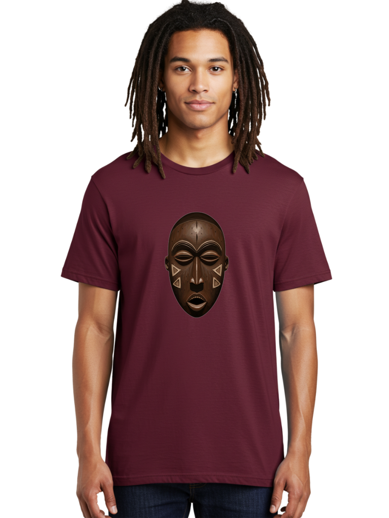 African-Mask-1 Men'S Graphic Tee, 100% Cotton, Comfortable Casual Summer Wear, Machine Washable, Vintage Camera, Old Camera, Antique Camera, Black Camera, Classic Photography, Photography Equipment, Nostalgic Device, Film Camera, Camera Art Bal659 20