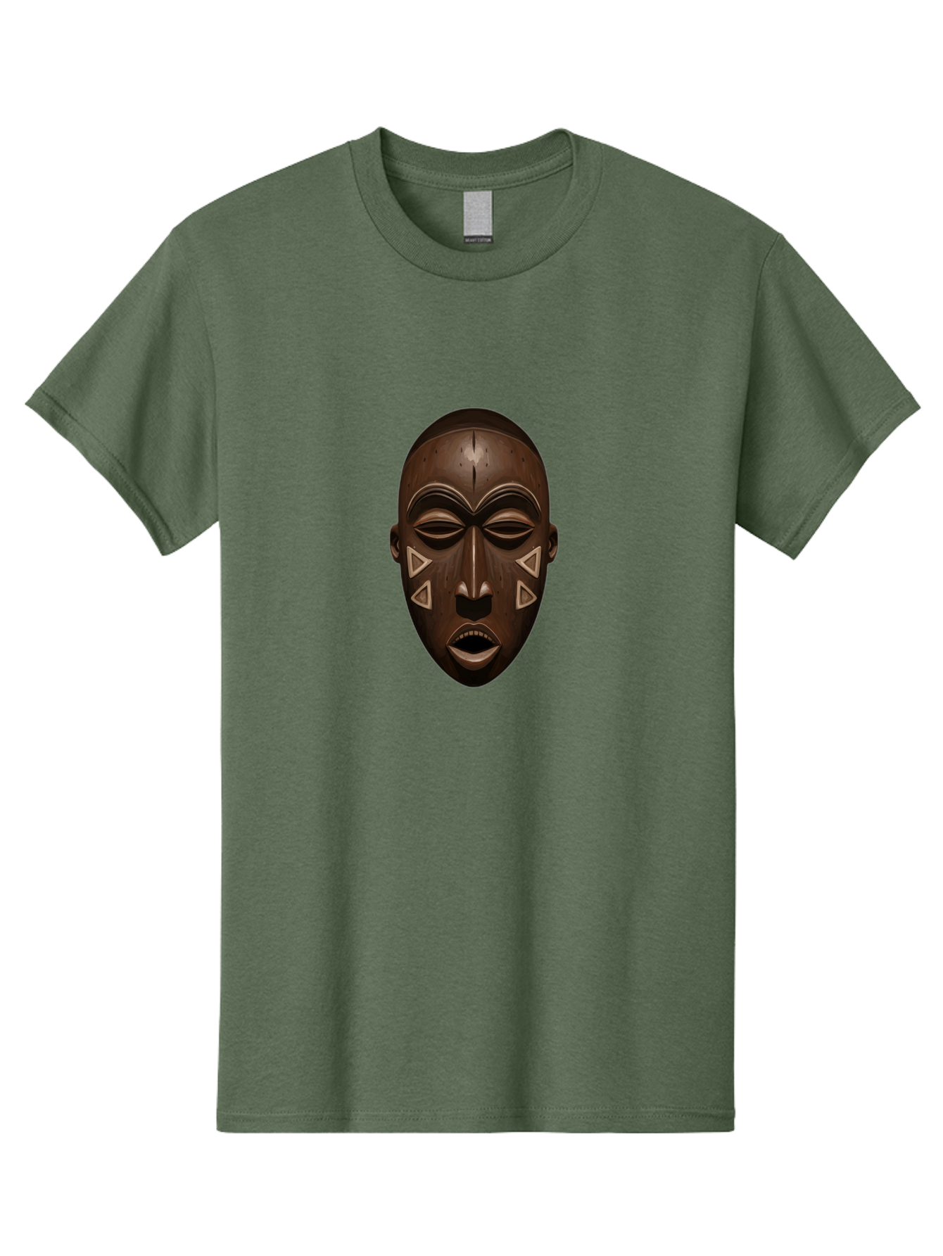 African-Mask-1 Men'S Graphic Tee, 100% Cotton, Comfortable Casual Summer Wear, Machine Washable, Vintage Camera, Old Camera, Antique Camera, Black Camera, Classic Photography, Photography Equipment, Nostalgic Device, Film Camera, Camera Art Bal659