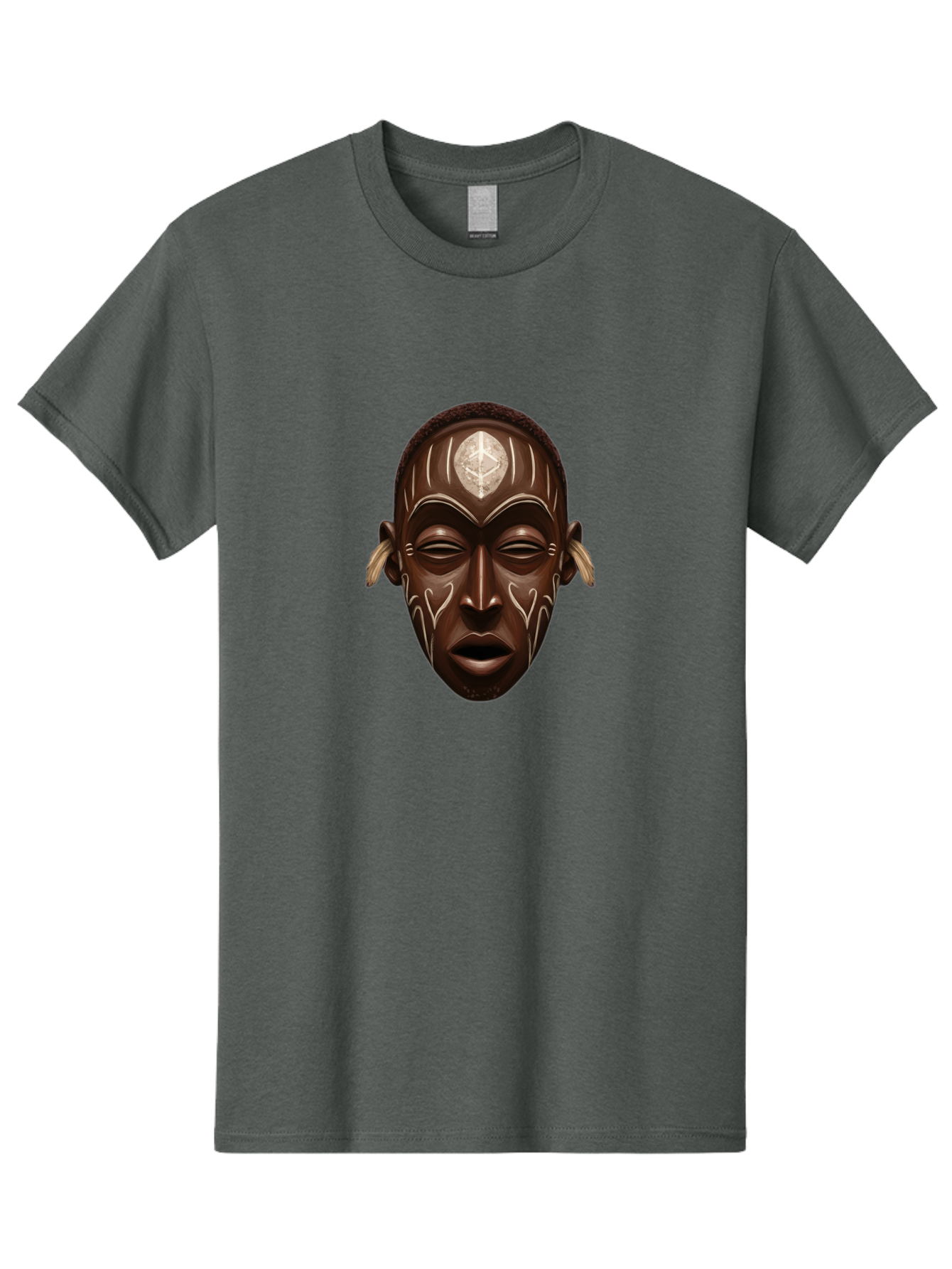 African-Mask-2 Men'S Graphic Tee, 100% Cotton, Comfortable Casual Summer Wear, Machine Washable, Vintage Camera, Old Camera, Antique Camera, Black Camera, Classic Photography, Photography Equipment, Nostalgic Device, Film Camera, Camera Art Bal660 15