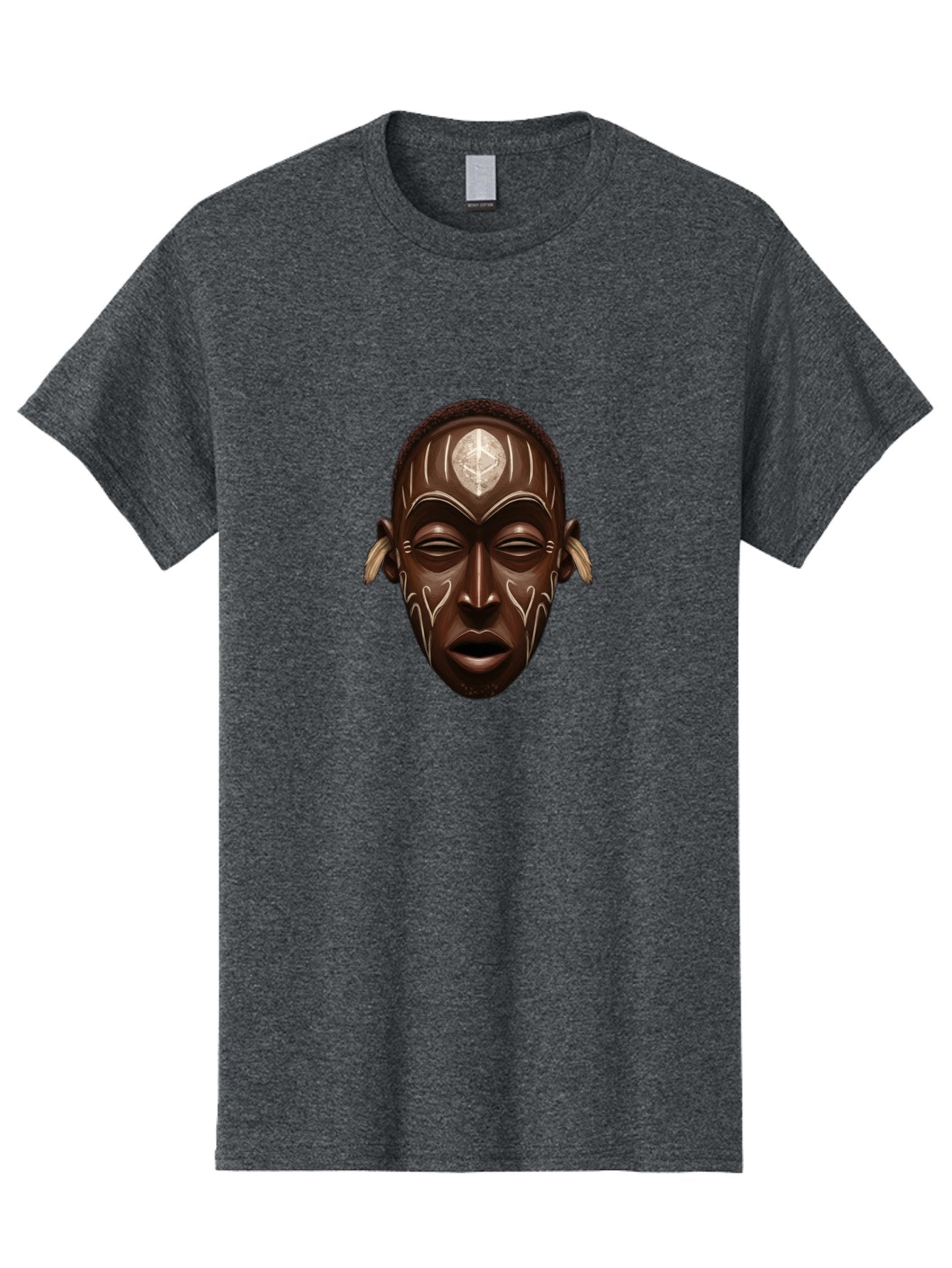 African-Mask-2 Men'S Graphic Tee, 100% Cotton, Comfortable Casual Summer Wear, Machine Washable, Vintage Camera, Old Camera, Antique Camera, Black Camera, Classic Photography, Photography Equipment, Nostalgic Device, Film Camera, Camera Art Bal660 14