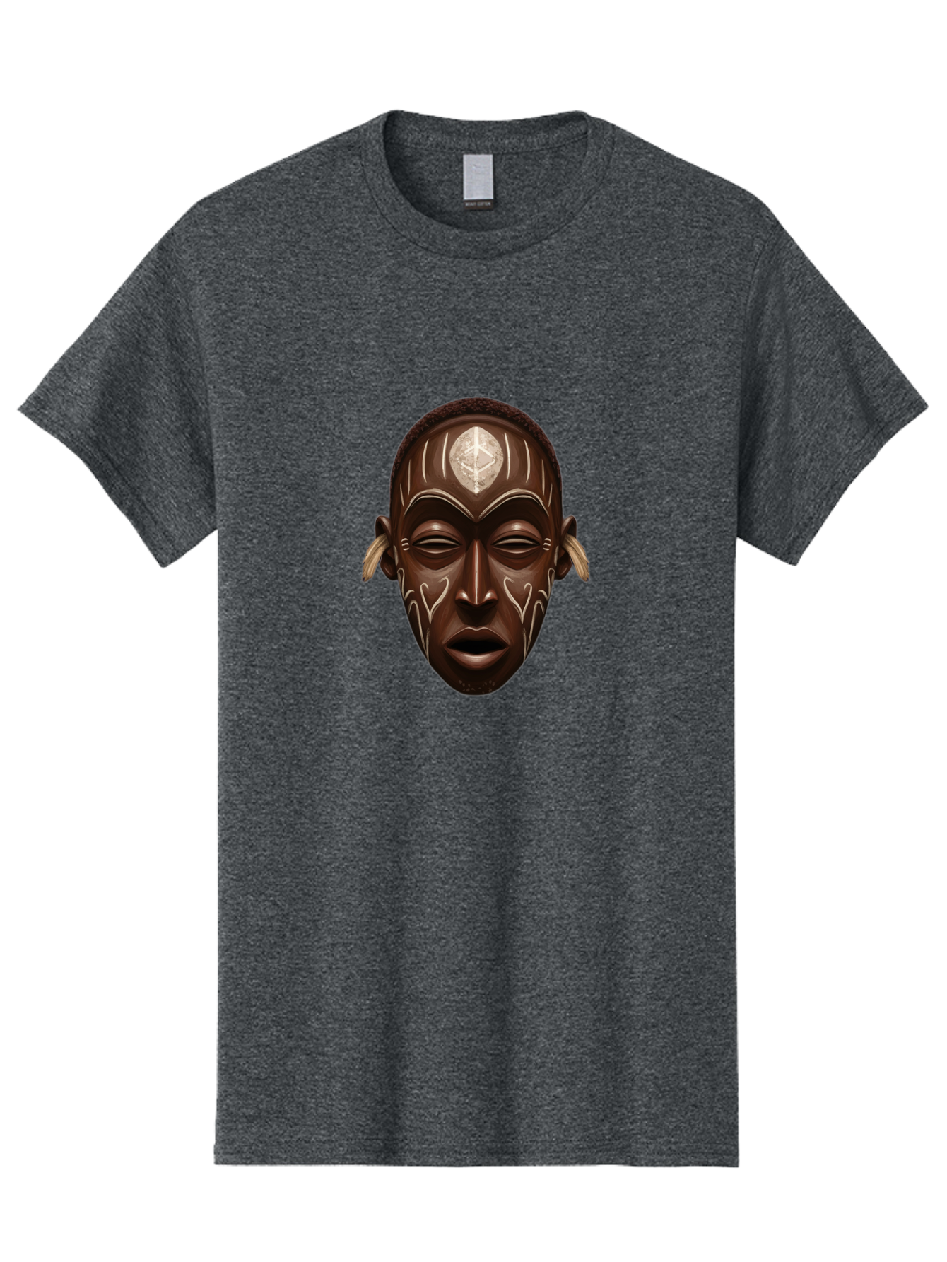 African-Mask-2 Men'S Graphic Tee, 100% Cotton, Comfortable Casual Summer Wear, Machine Washable, Vintage Camera, Old Camera, Antique Camera, Black Camera, Classic Photography, Photography Equipment, Nostalgic Device, Film Camera, Camera Art Bal660