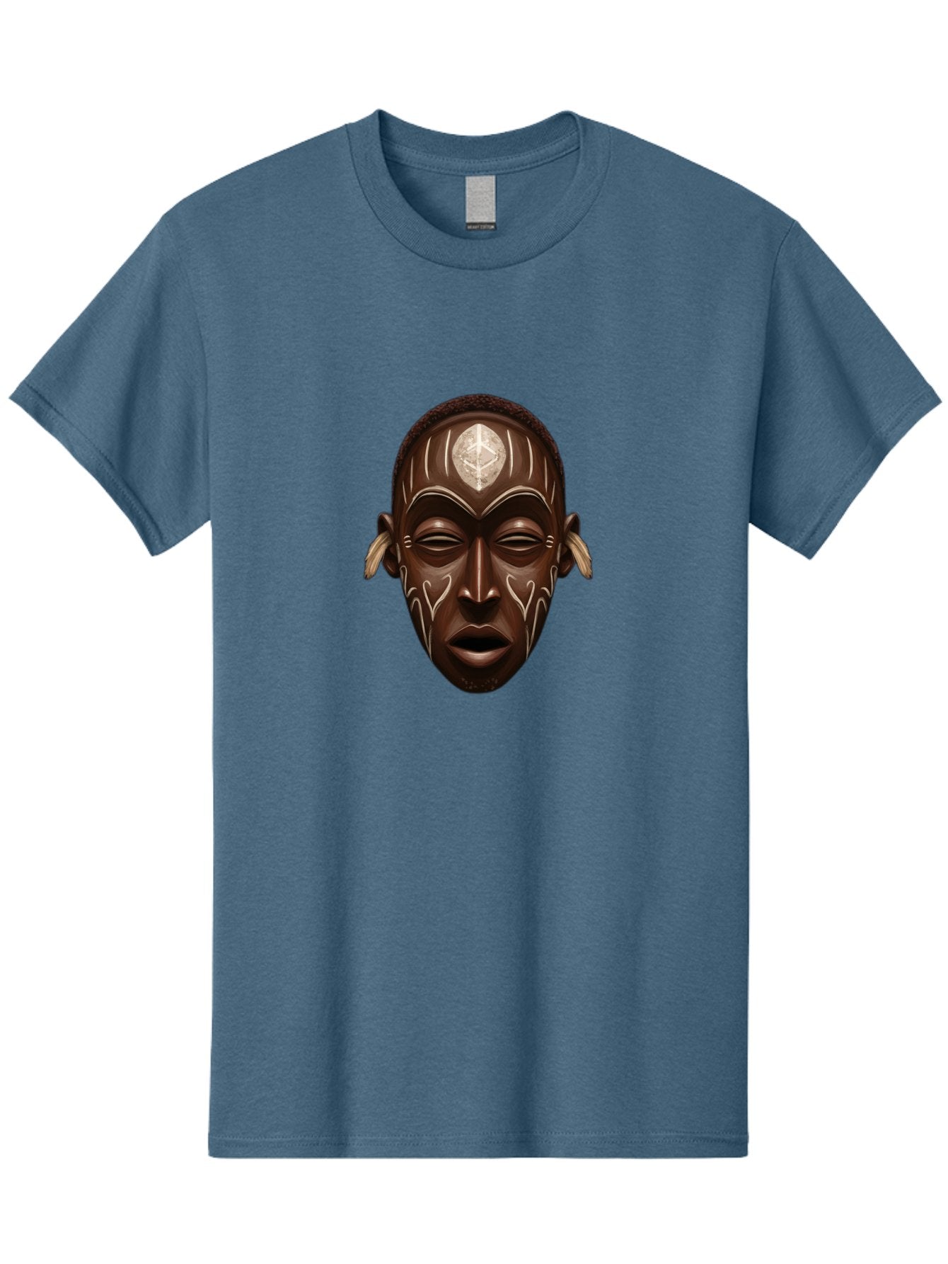 African-Mask-2 Men'S Graphic Tee, 100% Cotton, Comfortable Casual Summer Wear, Machine Washable, Vintage Camera, Old Camera, Antique Camera, Black Camera, Classic Photography, Photography Equipment, Nostalgic Device, Film Camera, Camera Art Bal660 4